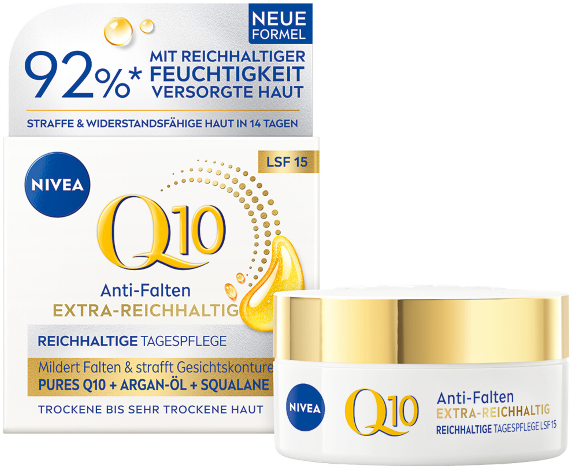 Image of Nivea Q10 Power Anti-Falten Extra Reichhaltige Tagescreme (50 ml)