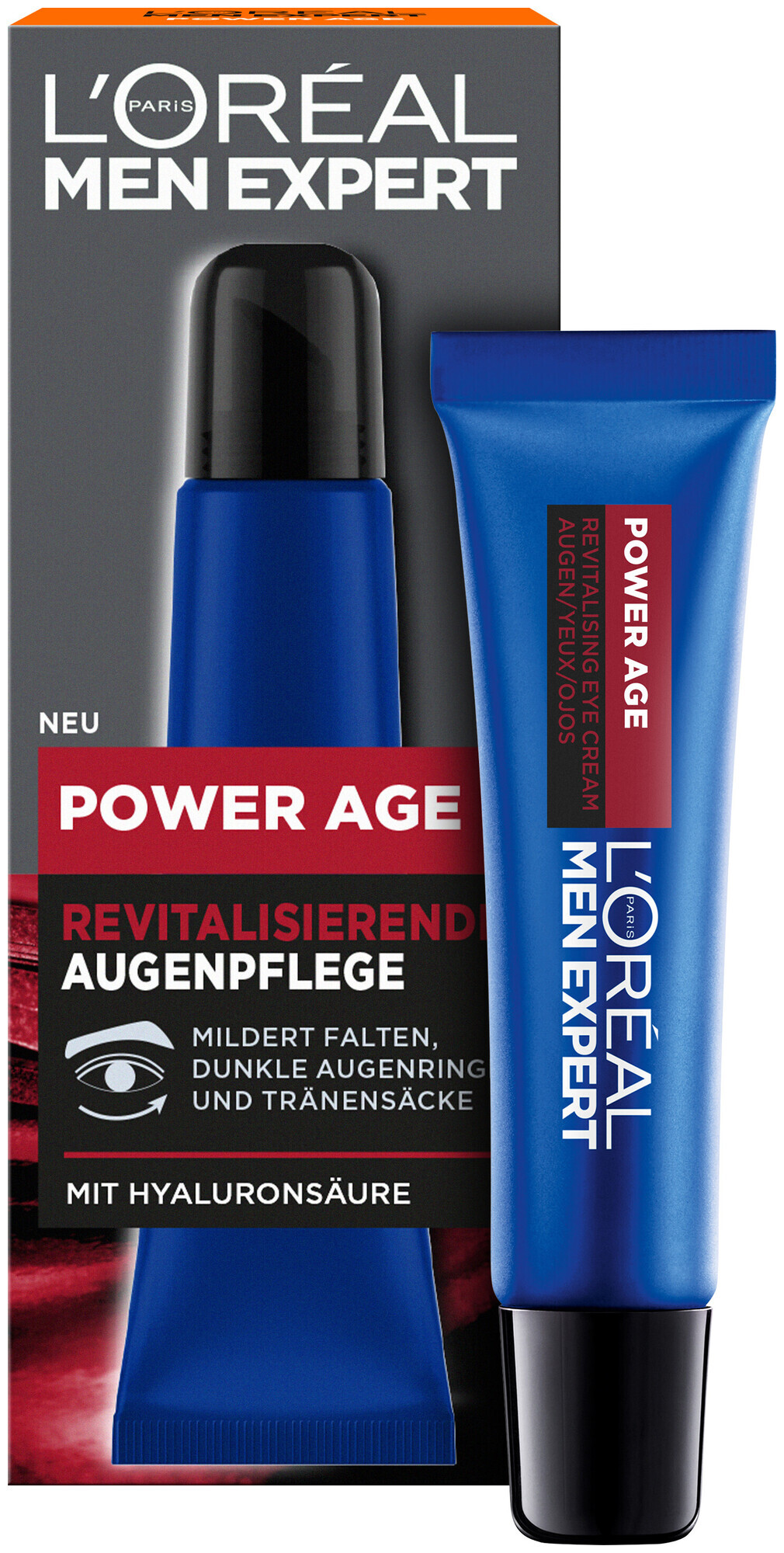 L'ORÉAL PARIS L'Oréal Men Expert Power Age Soin revitalisant pour les yeux, 15ml