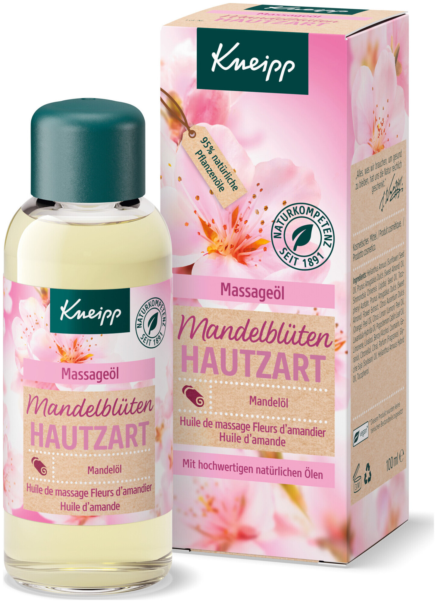 Image of Kneipp Massageöl Mandelblüten 100Ml