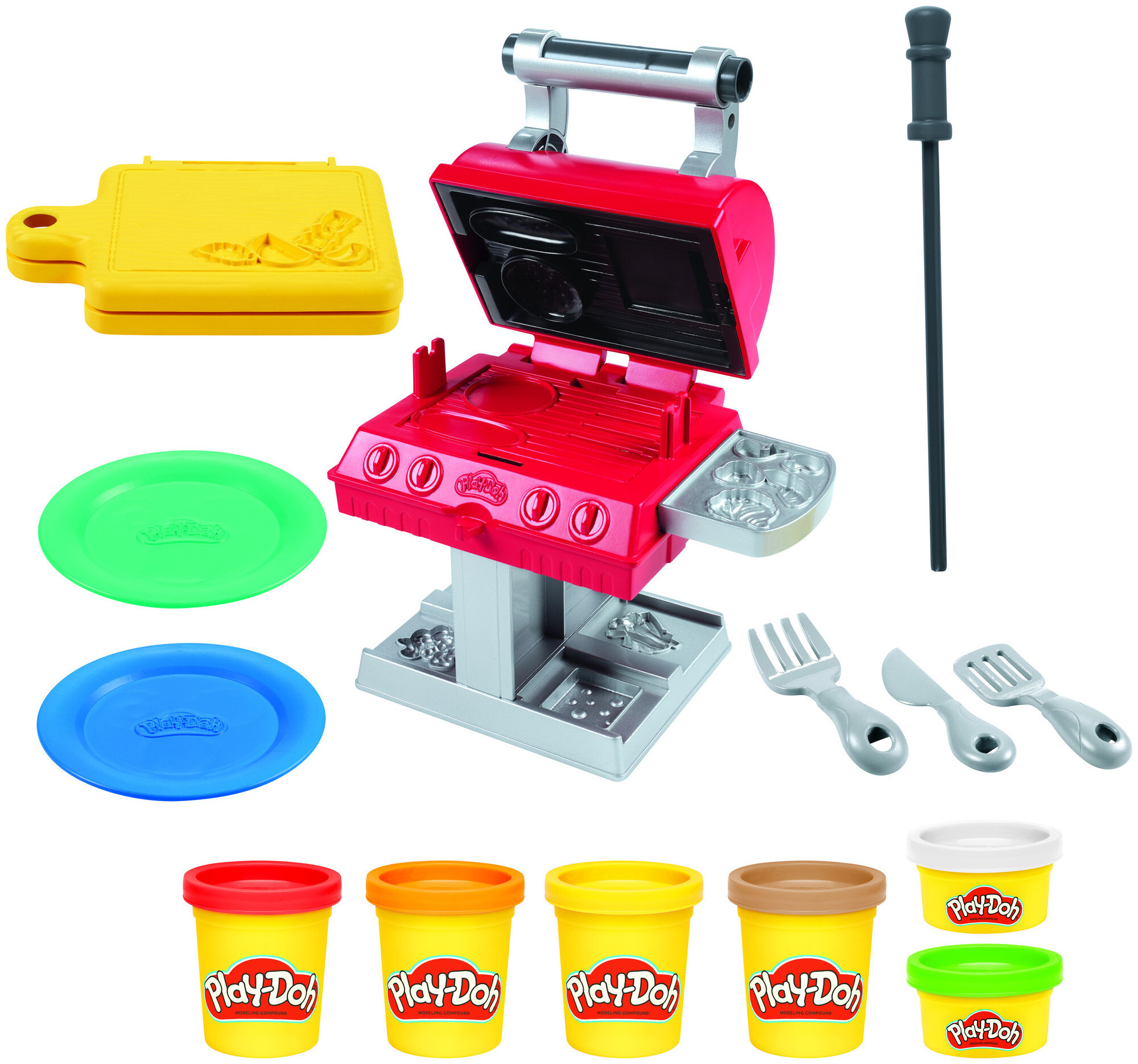 Image of Play-Doh Modellieren Grillstation (14 x, Mehrfarbig)