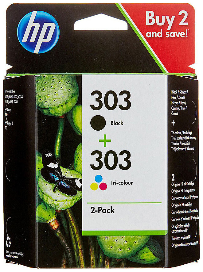 Image of HP Tintenpatrone 303 color EnvyPhoto Combopack 3Ym92Ae