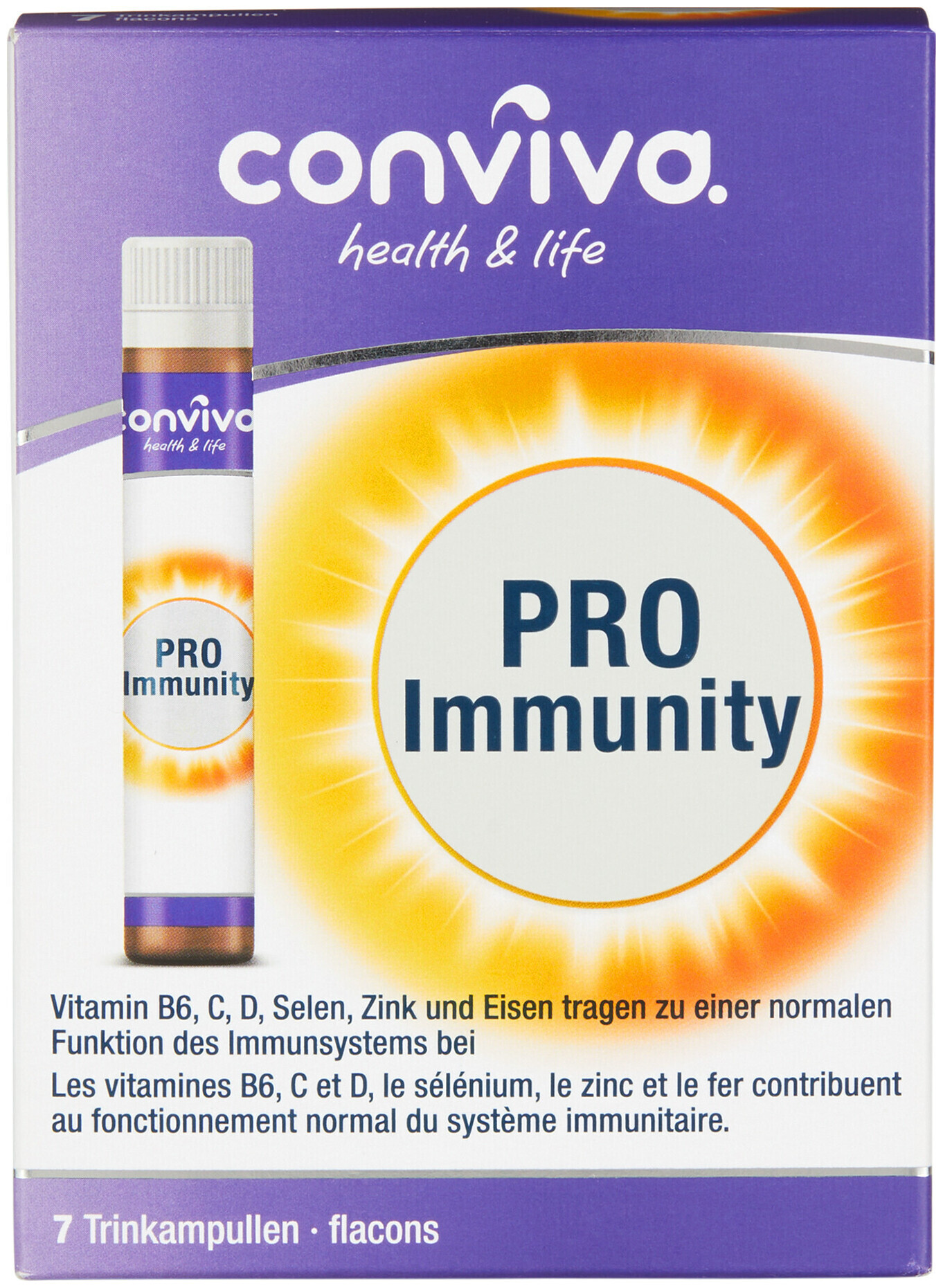 Image of conviva Pro Immunity 7 Trinkampullen