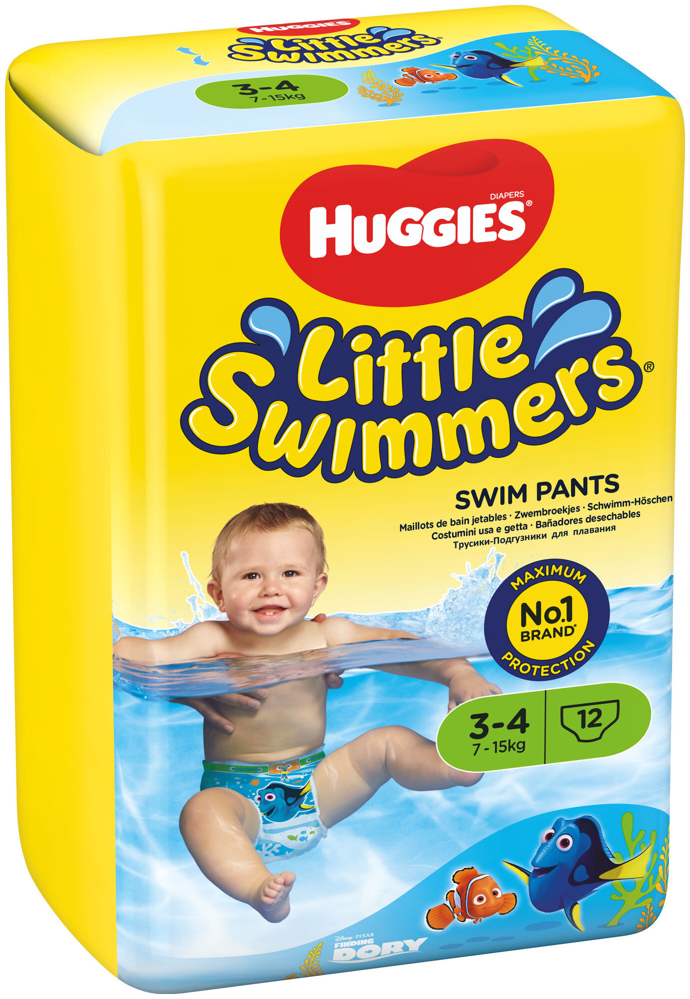 Image of Huggies Little Swimmers Schwimmwindeln S3-4, 7-15kg, 12 Stück
