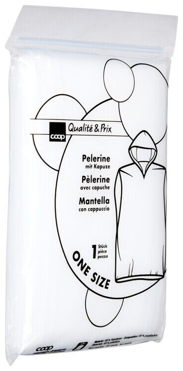 Image of Coop Einweg Pelerine transparent