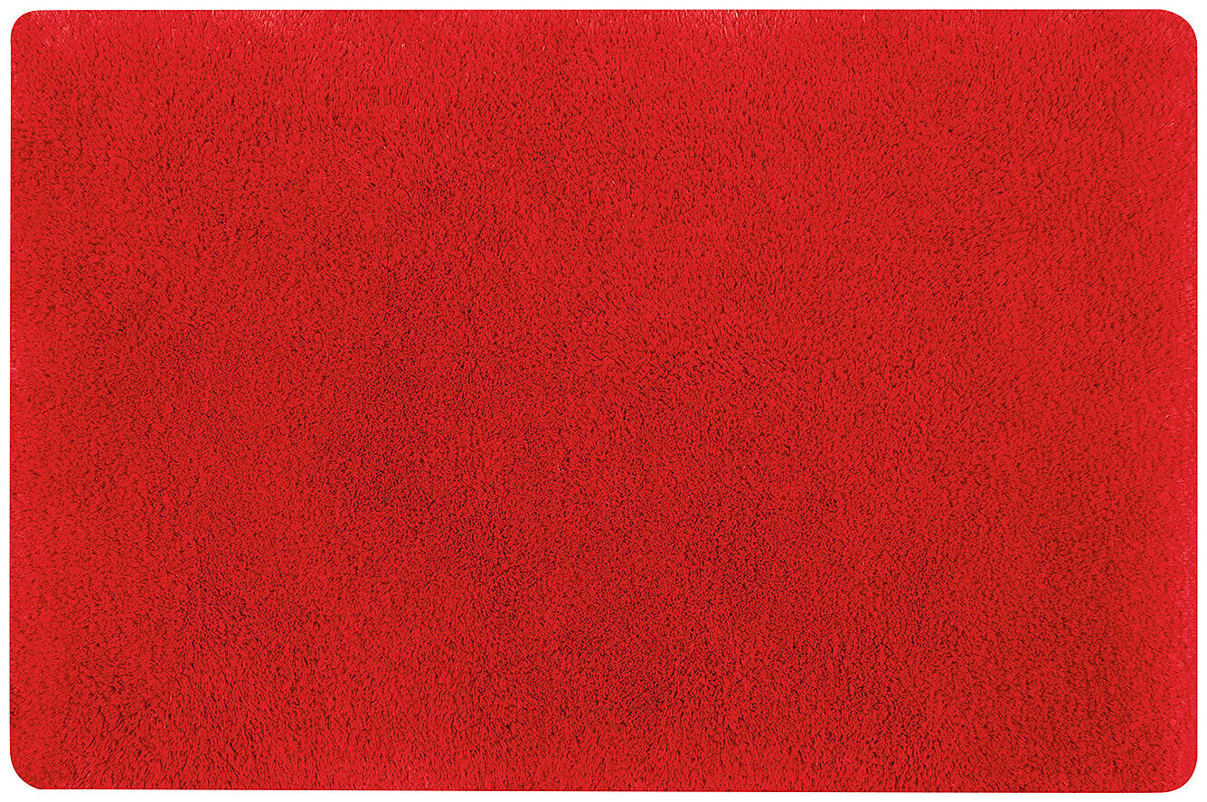 Image of Spirella Fino Badteppich Rot | 0.6 × 0.9 m