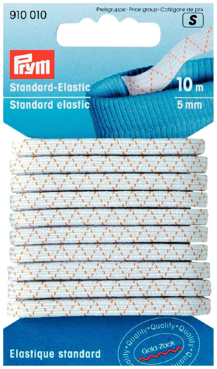 Image of Prym Standard-Elastic weiss 5 mm 10 m