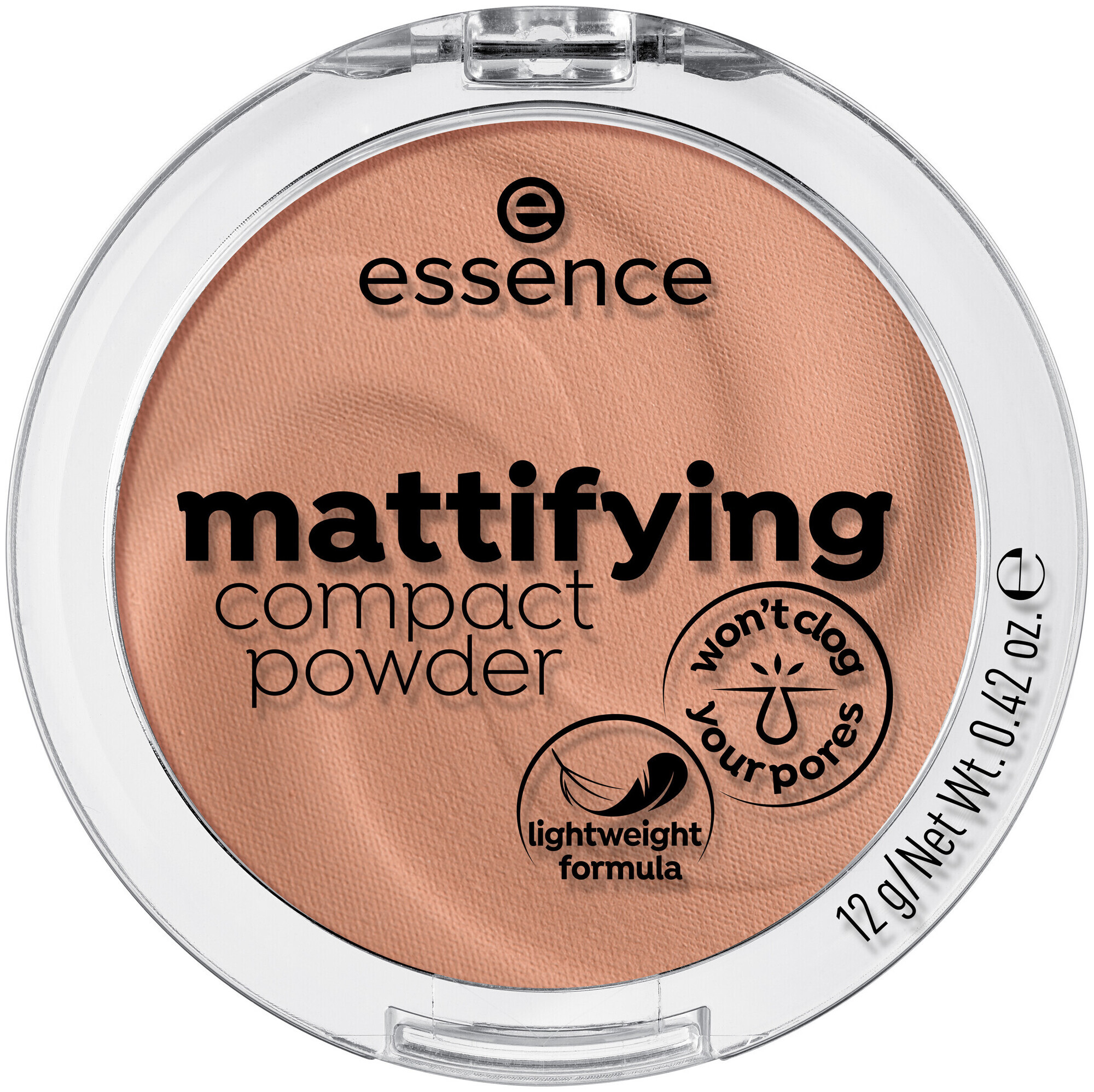 Image of essence mattifying compact powder 02 soft beige 12 g