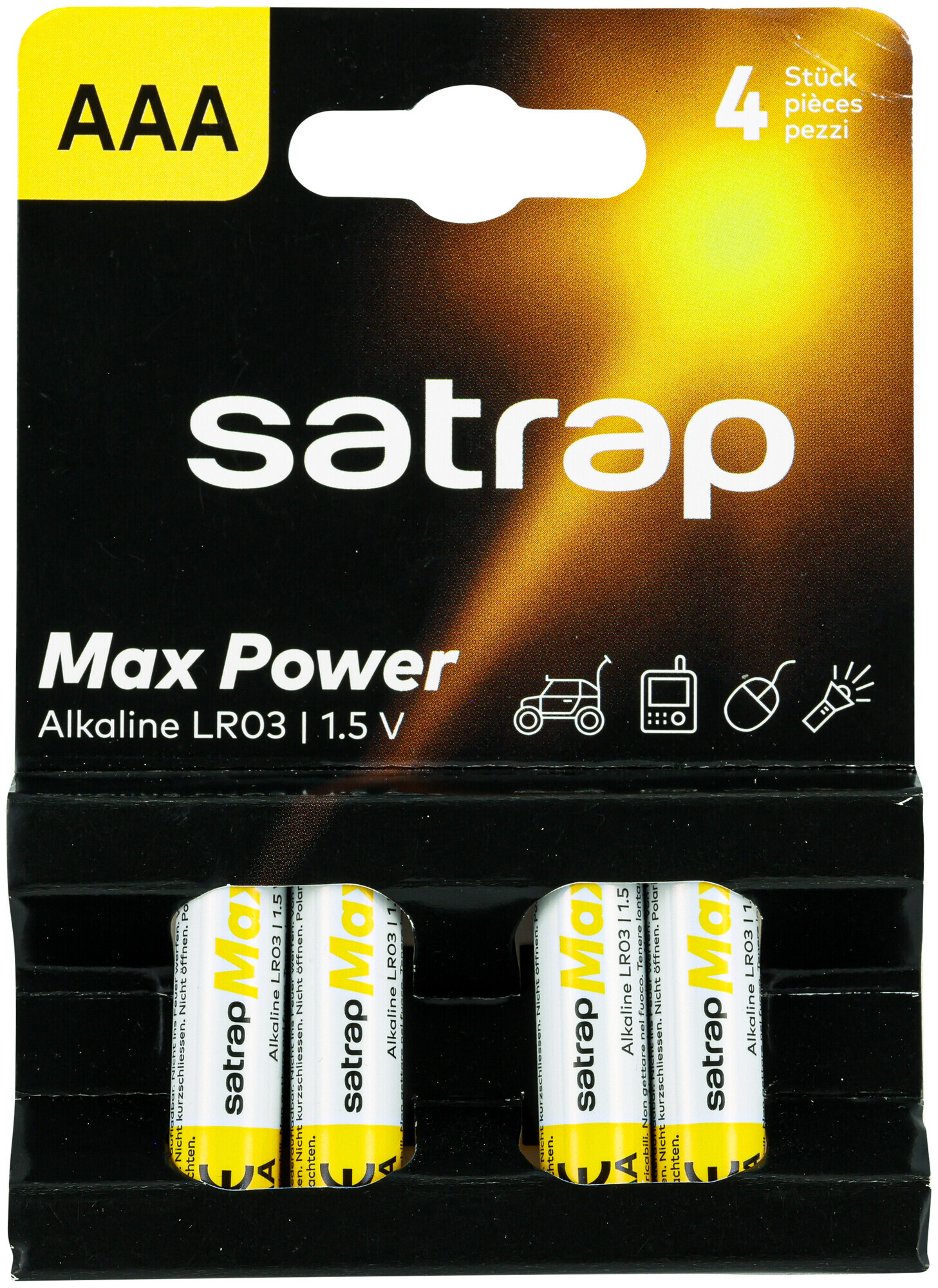 satrap Batterien Aaa/Lr03 4 Stück