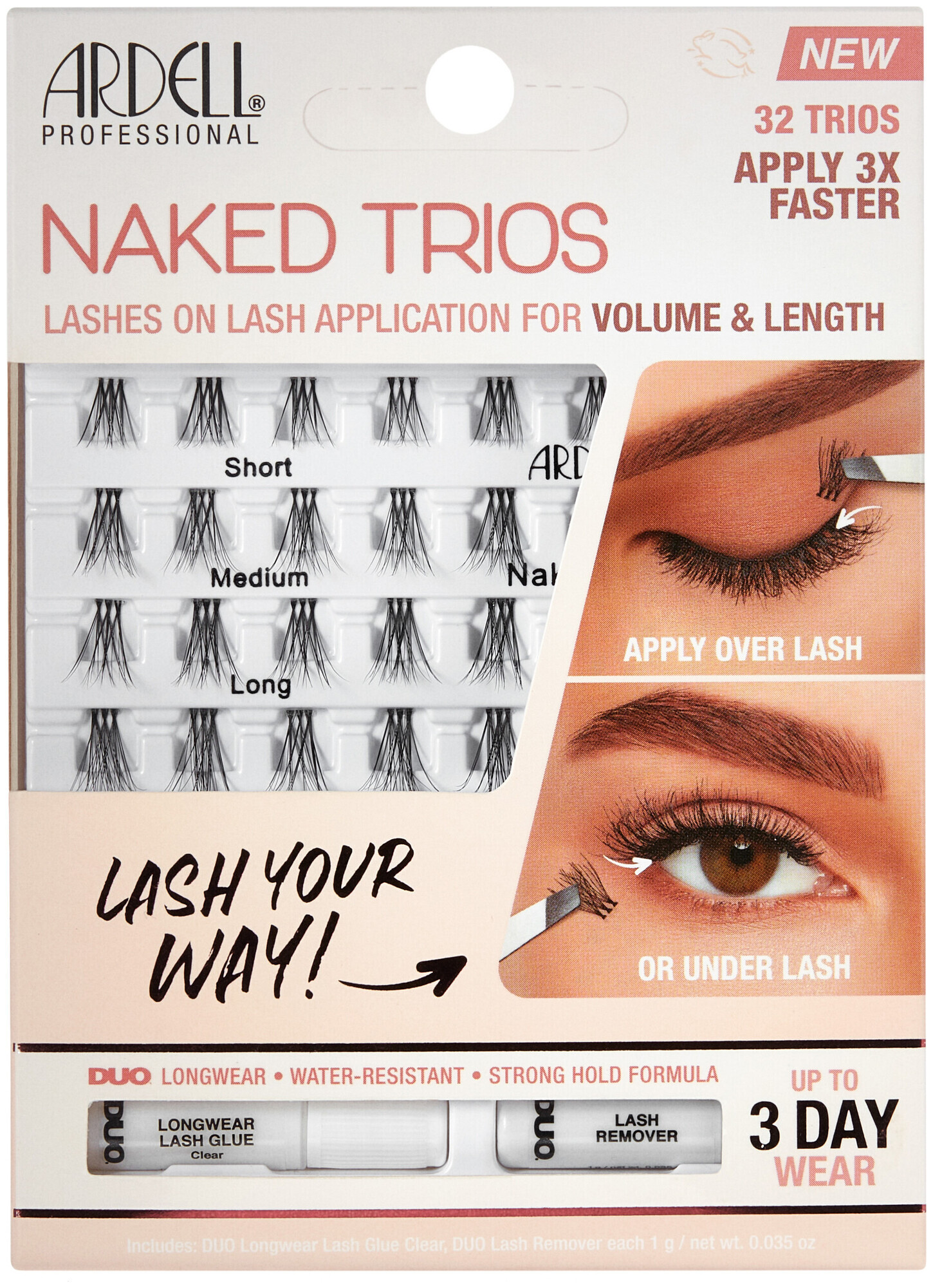 Image of Ardell Naked Lashes Trios Kit