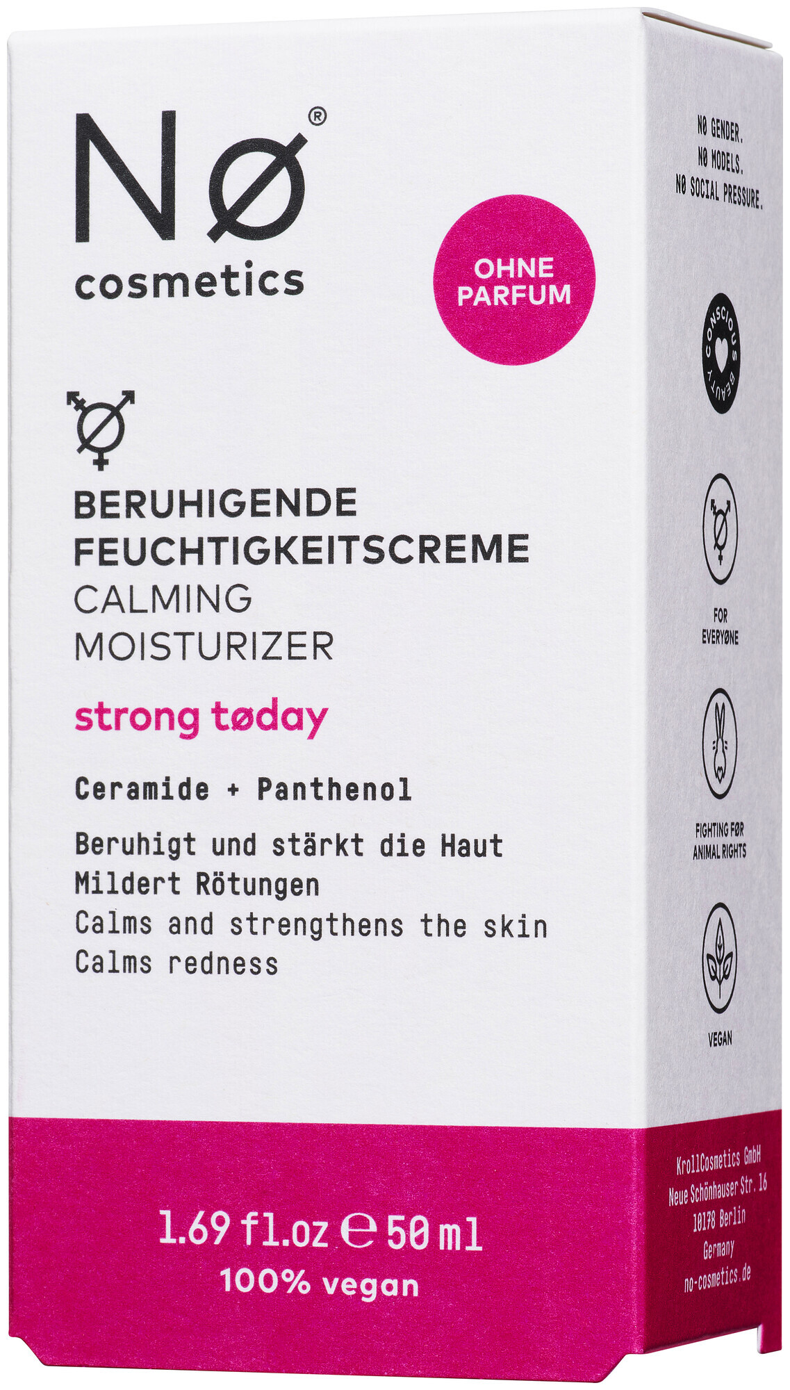 Image of Nø Cosmetics No Cosmetics strong today Beruhigende Feuchtigkeitscreme