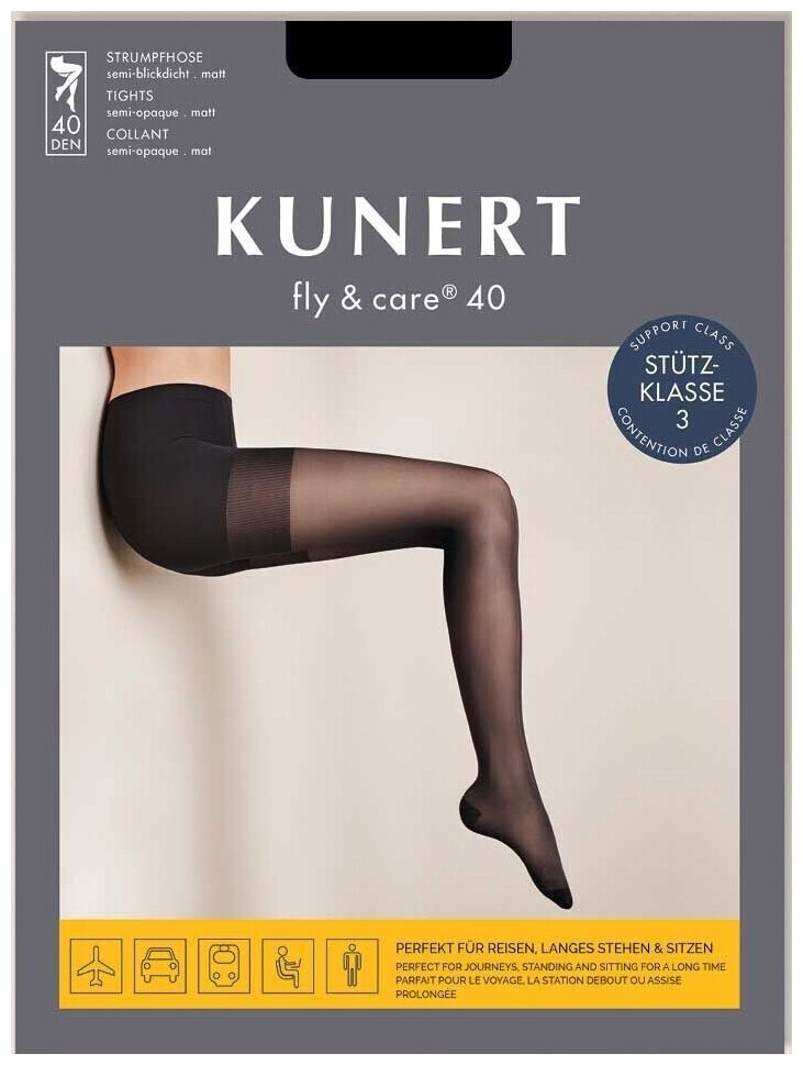 Kunert Fly&Care 40 Damen Fein Strumpfhosen Marine 40/42