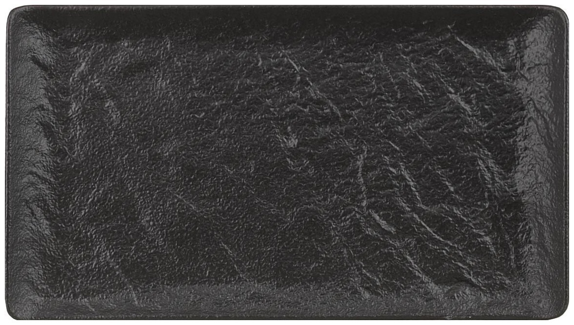 Image of Platte quadratisch schwarz 26x15cm