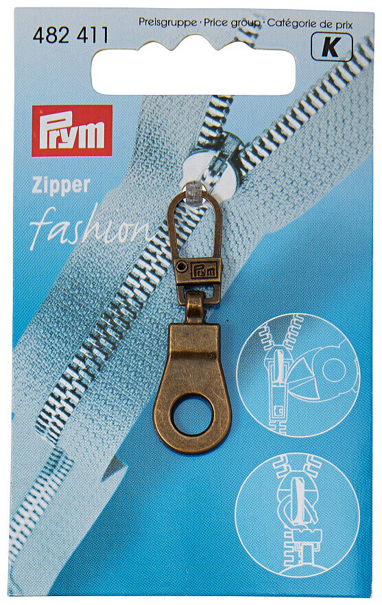 Image of Prym Fashion-Zipper Öse altmessing 1 Stk.