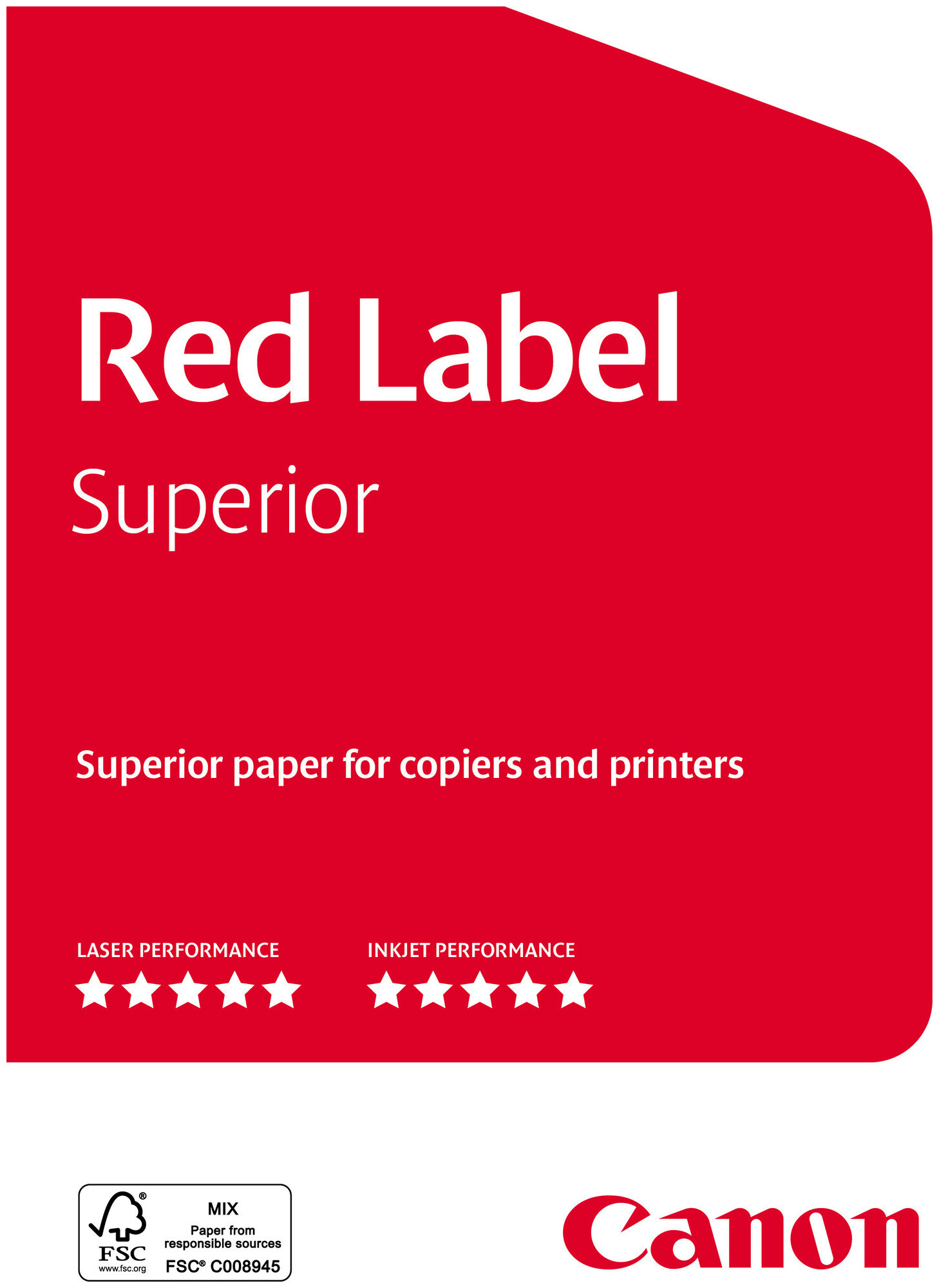 Image of Canon Red Label Superior Kopierpapier FSC A4 120g 400 Blatt