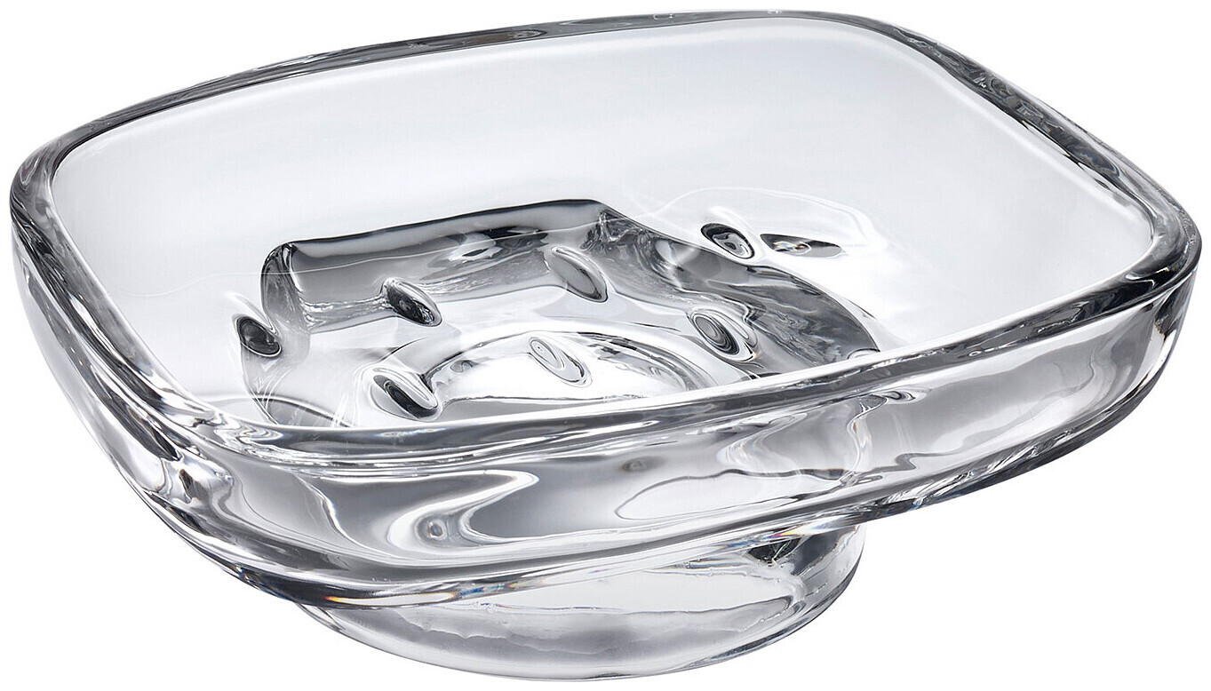 Image of diaqua® Diaqua Seifenschale Chic Glasklar | 4.5 × 12.5 × 10 cm