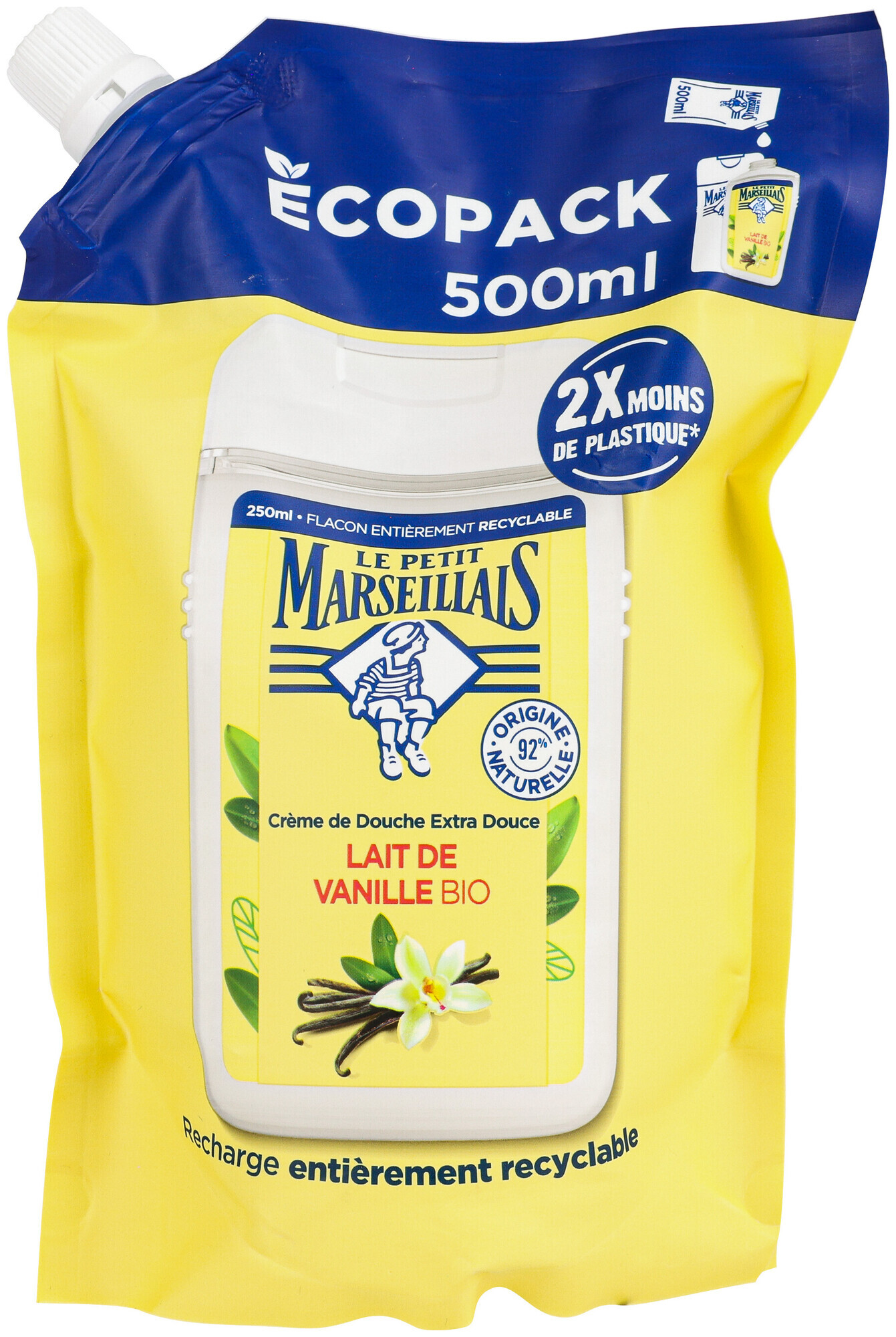 Image of Le Petit Marseillais Duschcreme Vanille Refill