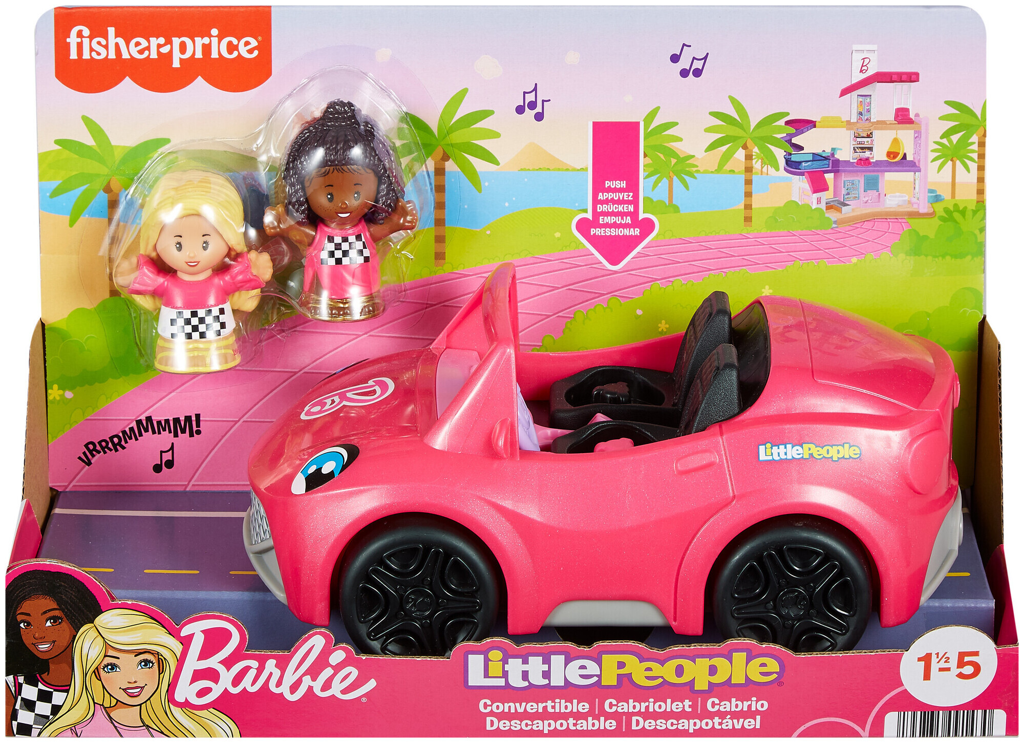 Image of Fisher Price Fisher-Price Little People Barbie Cabrio