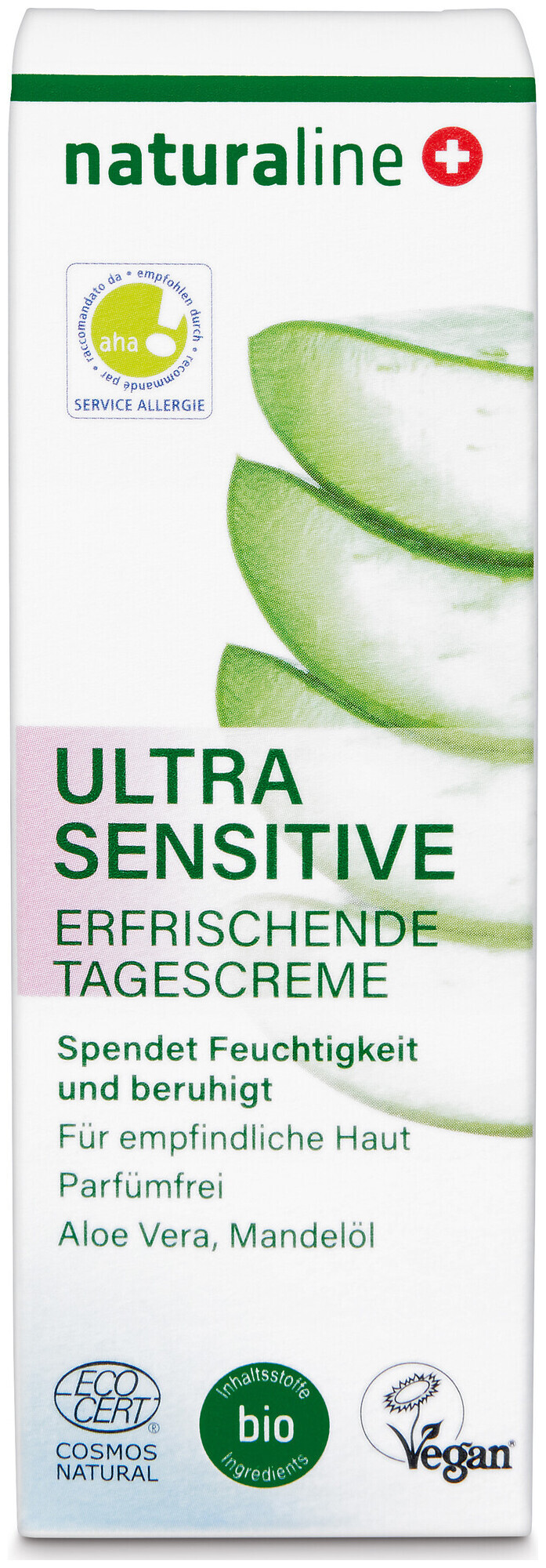 Image of Naturaline Cosmetics Naturaline Ultra Sensitive Hydro erfrischende Tagescreme 50Ml