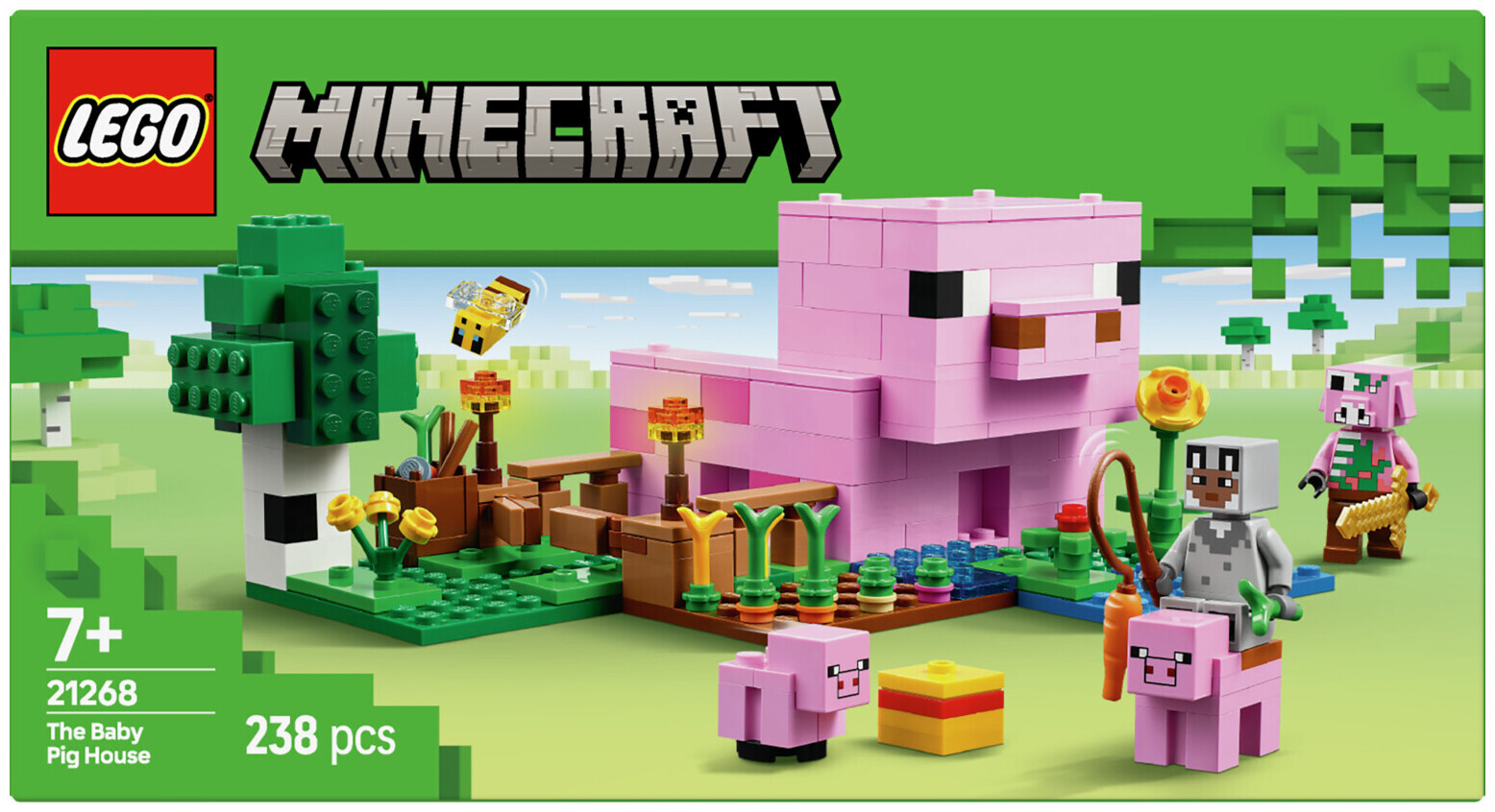 Lego Minecraft Lego Minecraft 21268 La maison du cochon bébé, à partir de 7 ans