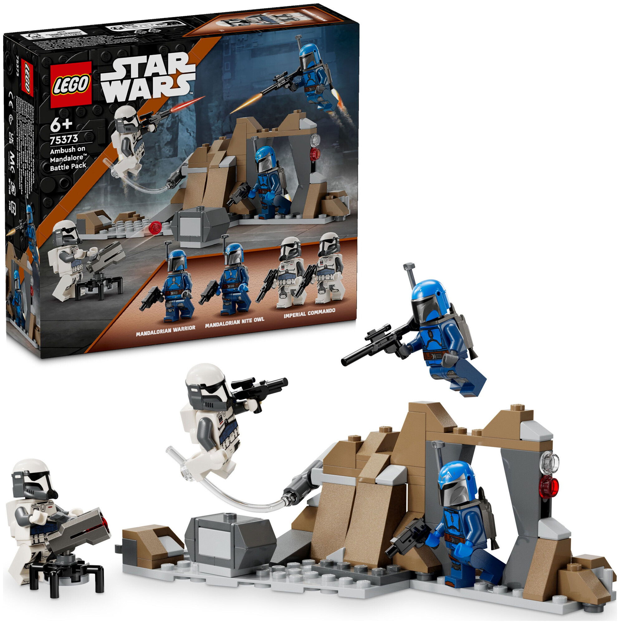 Image of Lego Star Wars Lego® Star Wars™ 75373 Hinterhalt auf Mandalore™ Battle Pack