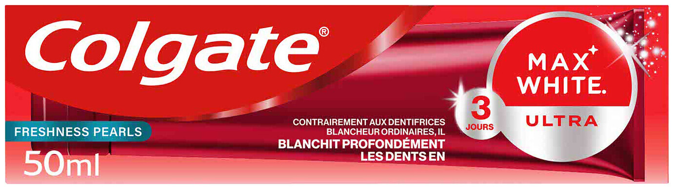 Image of Colgate Max White Ultra Freshness Pearls Zahnpasta 50ml