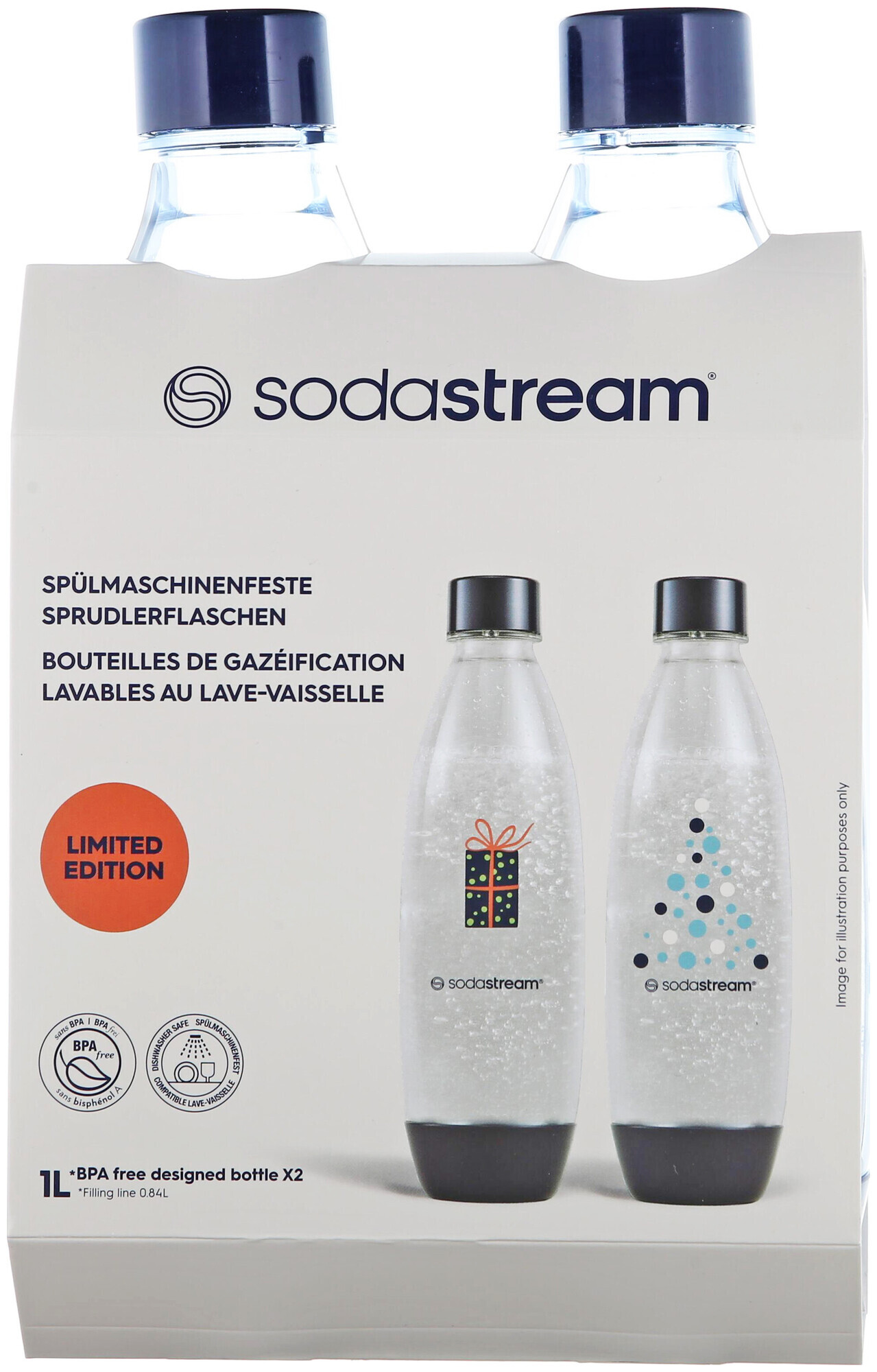 Image of SodaStream Fuse Flasche Duo Winter Edition 2x1l