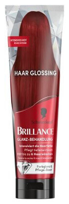 Image of Schwarzkopf Brillance Glanz-Behandlung Haar Glossing Intensives Rot 150 ml