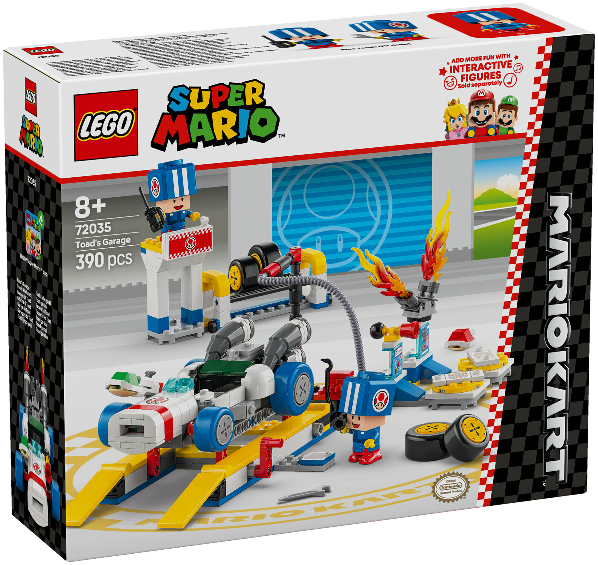 Image of Lego Super Mario Lego® Super Mario 72035 Mario Kart - Toads Werkstatt ab 8 Jahren