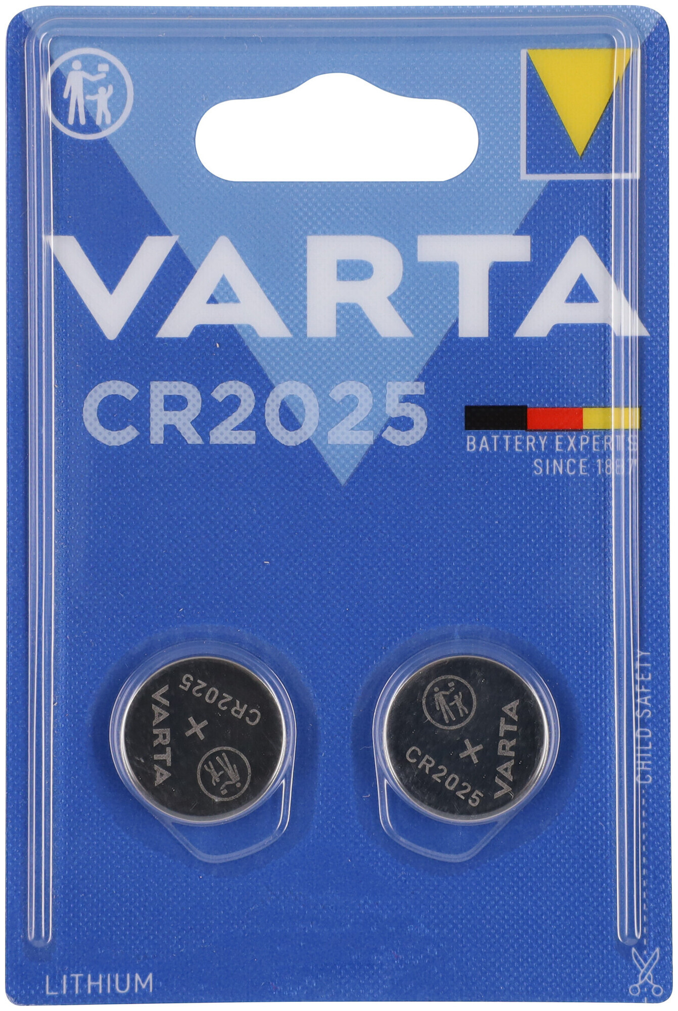 Varta Piles boutons pour électronique Cr2025 2 pièces