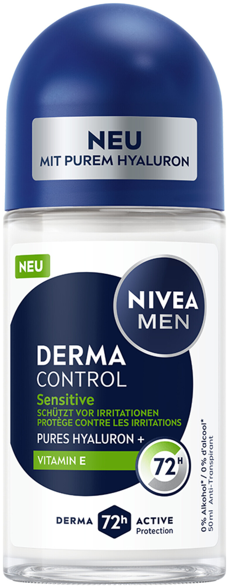 Image of Nivea Deo Derma Control Sensitive Roll-on Male (50 ml)