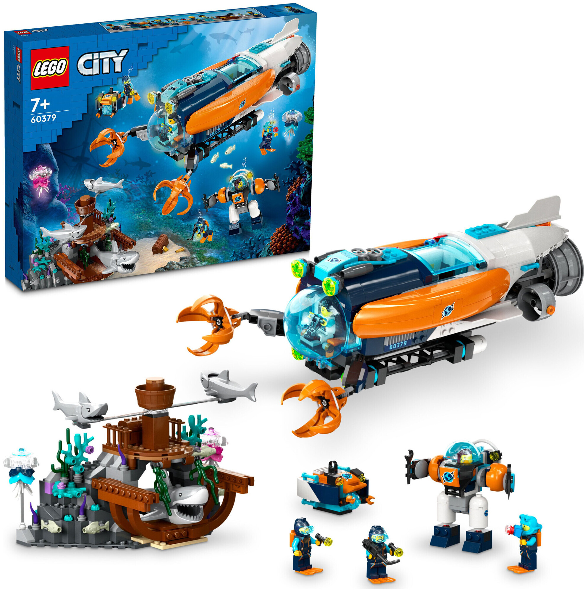 Image of Lego City Lego® City 60379 Forscher-U-Boot