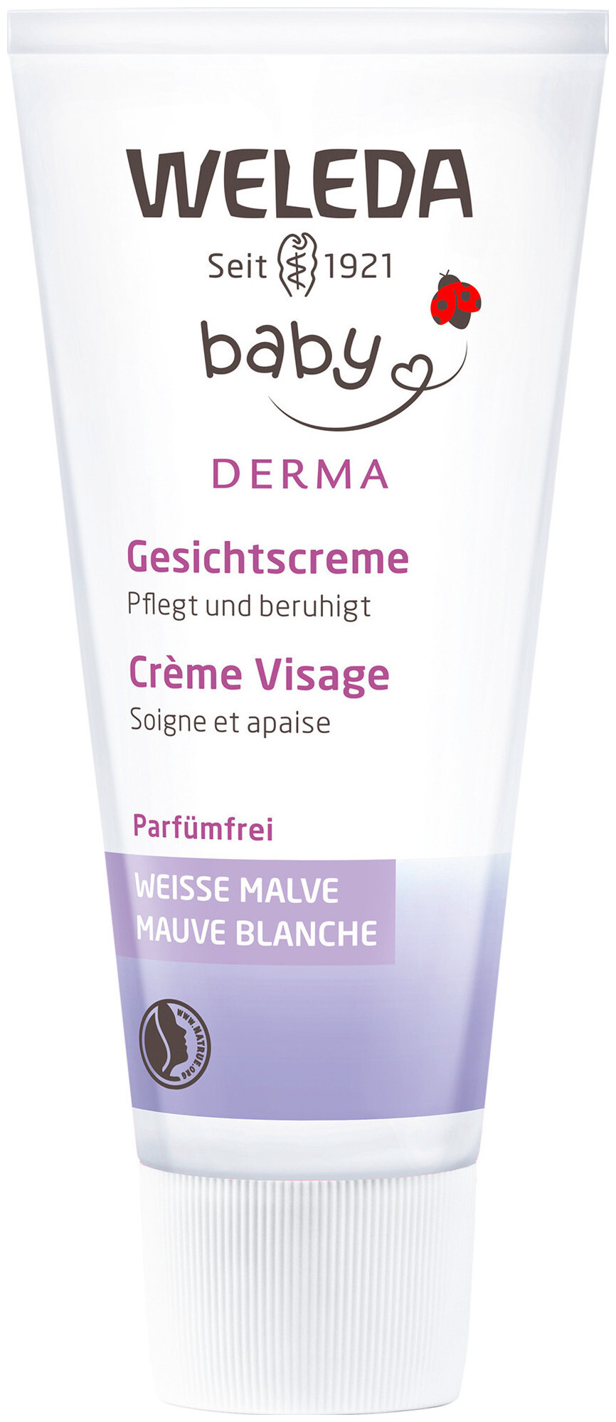 Image of Weleda Baby Weisse Malve Gesichtscreme