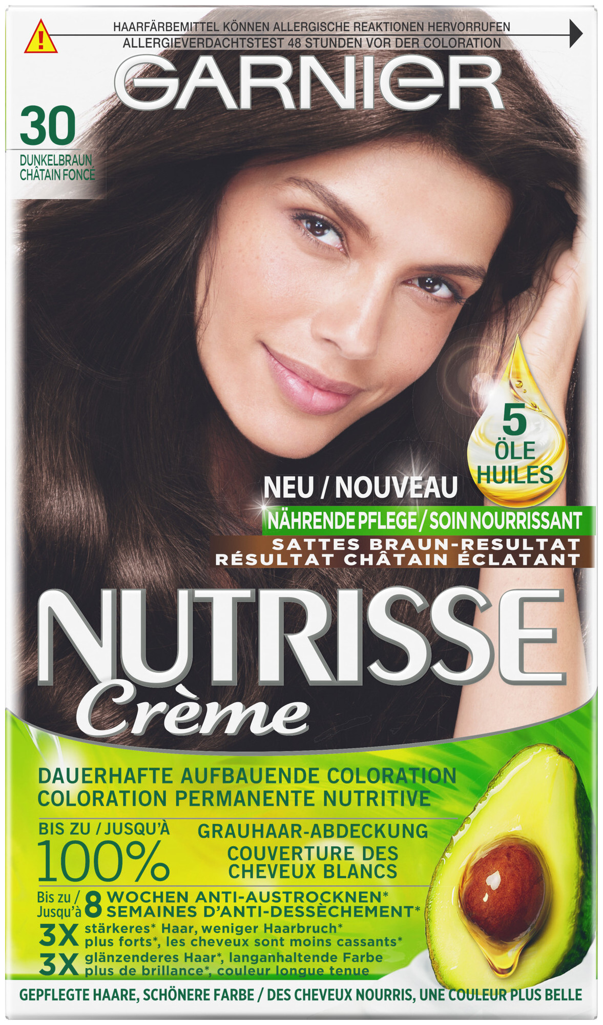 Image of Garnier Nutrisse 30 Dunkelbraun, 1.0Stk