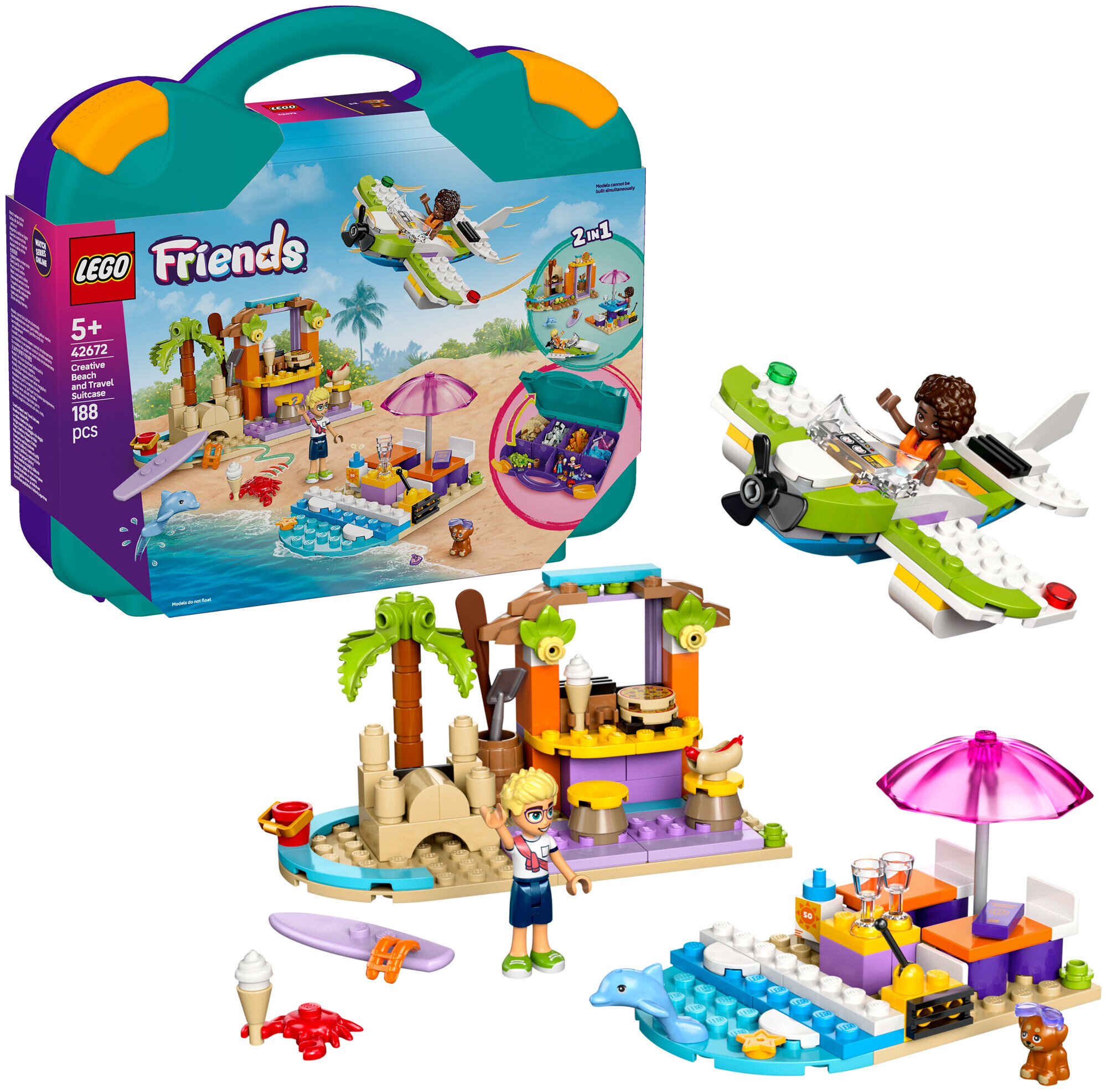 Image of Lego Friends Lego® Friends 42672 Kreativer Reisekoffer