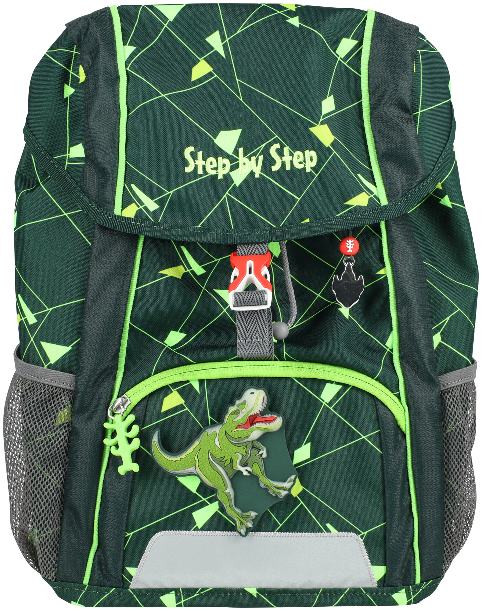 Image of Step BY Step Schulranzen Set Kid Shine Dino Night (13 l, Grün)