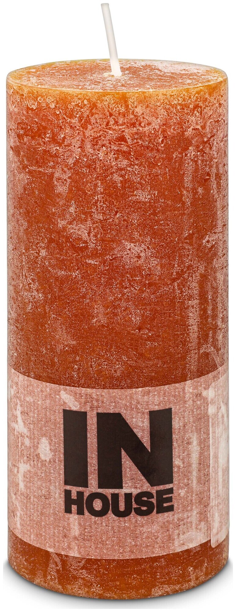Image of Inhouse Zylinderkerze Rustic 68x150 Cognac