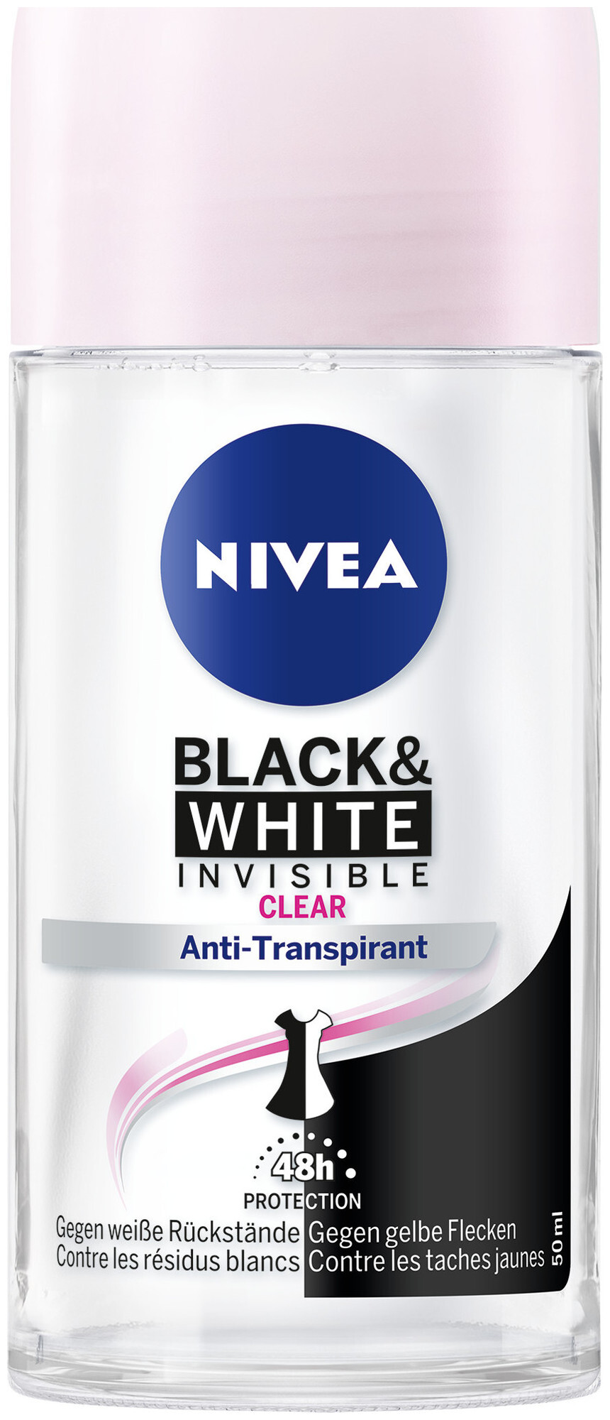 Image of Nivea DEO Black & White Invisible Clear Roll-on Female