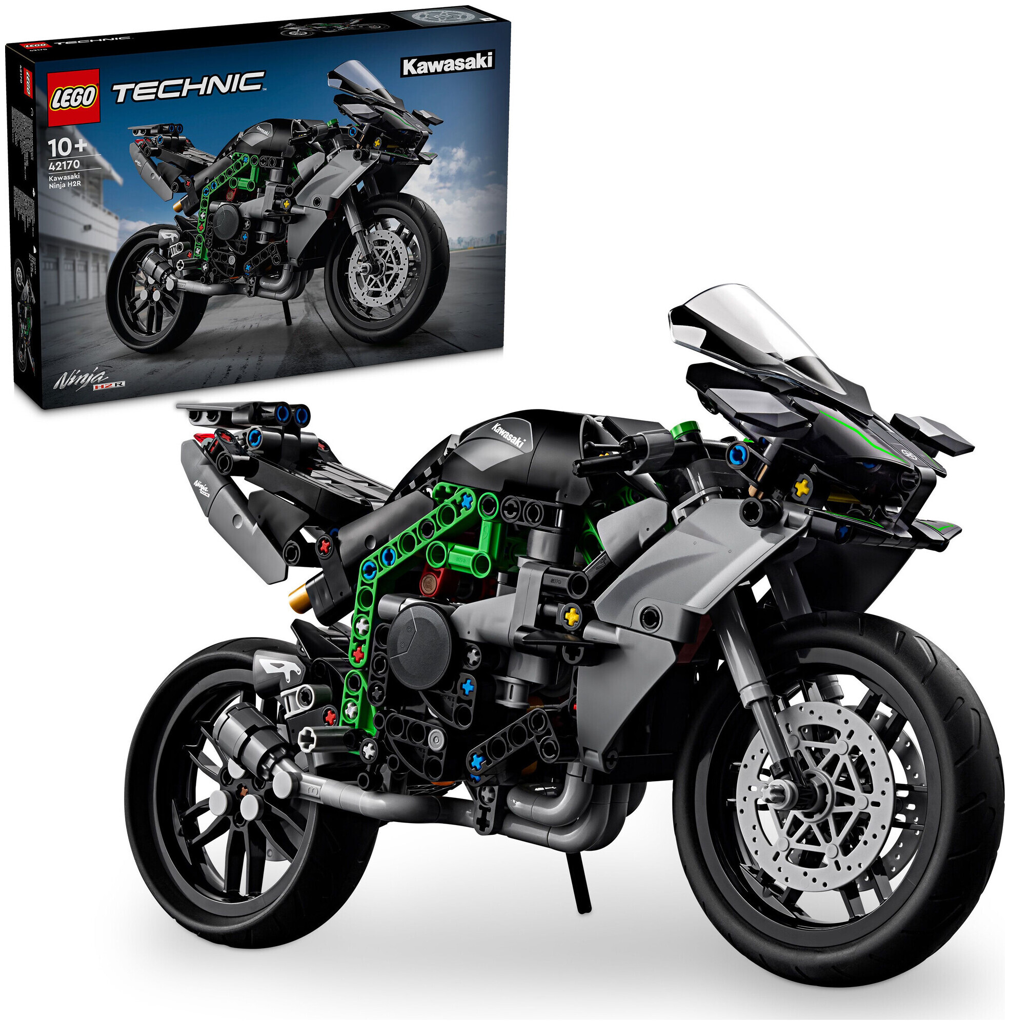 Image of Lego Technic Lego® Technic 42170 Kawasaki Ninja H2R Motorrad