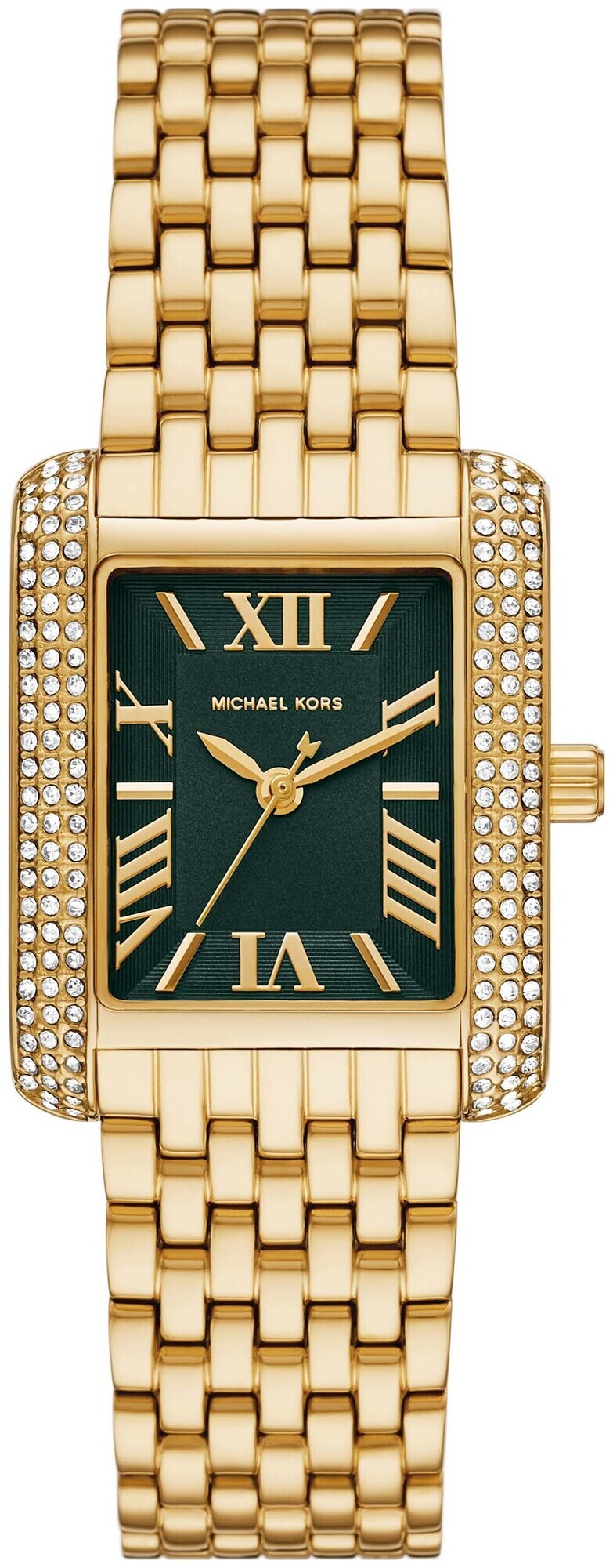 Michael Kors Damen Emery UHR aus Edelstahl Gold/Grün