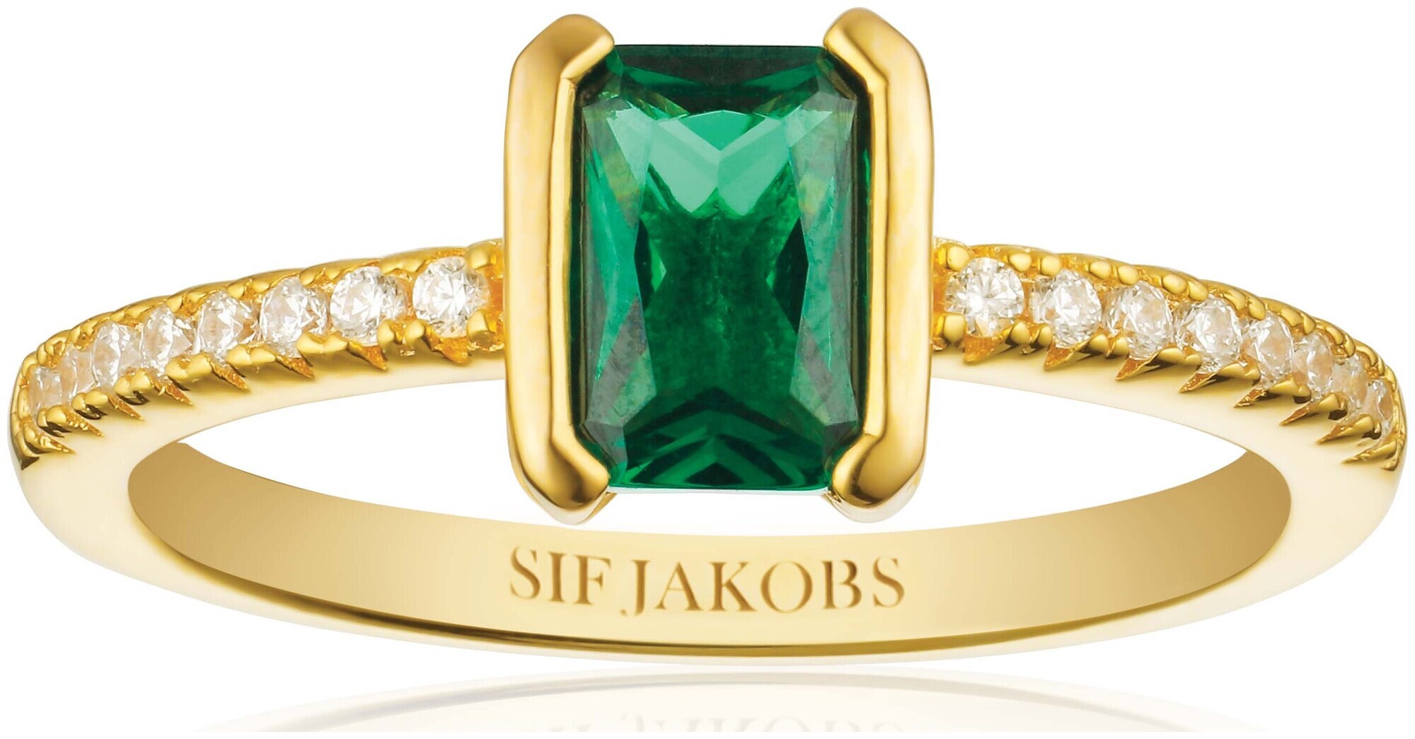 Sif Jakobs Sj-R42266-Gcz-Yg-54 bague Roccanova Piccolo size 54