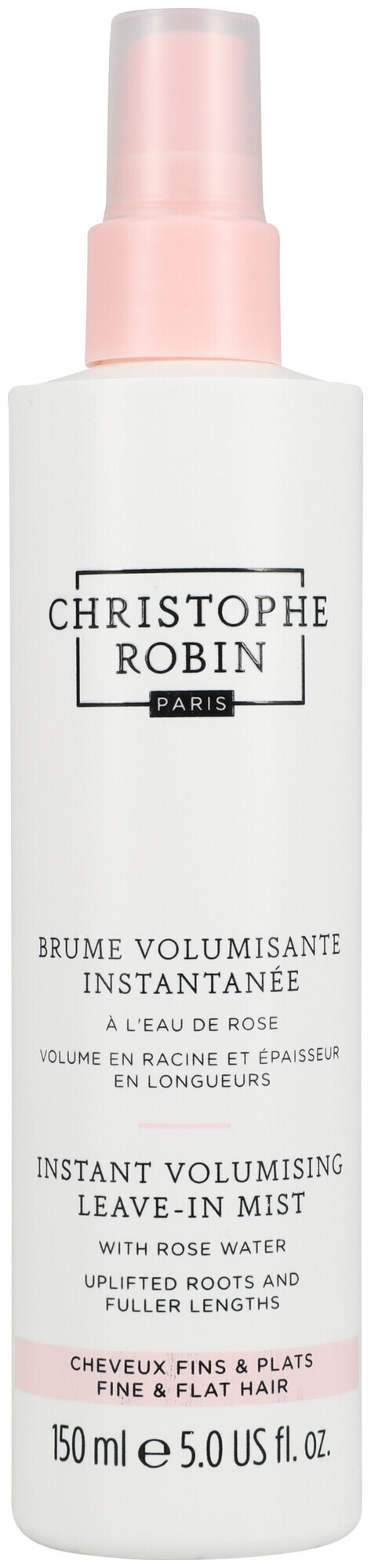 CHRISTOPHE ROBIN Brume volume naturel à l'eau de rose