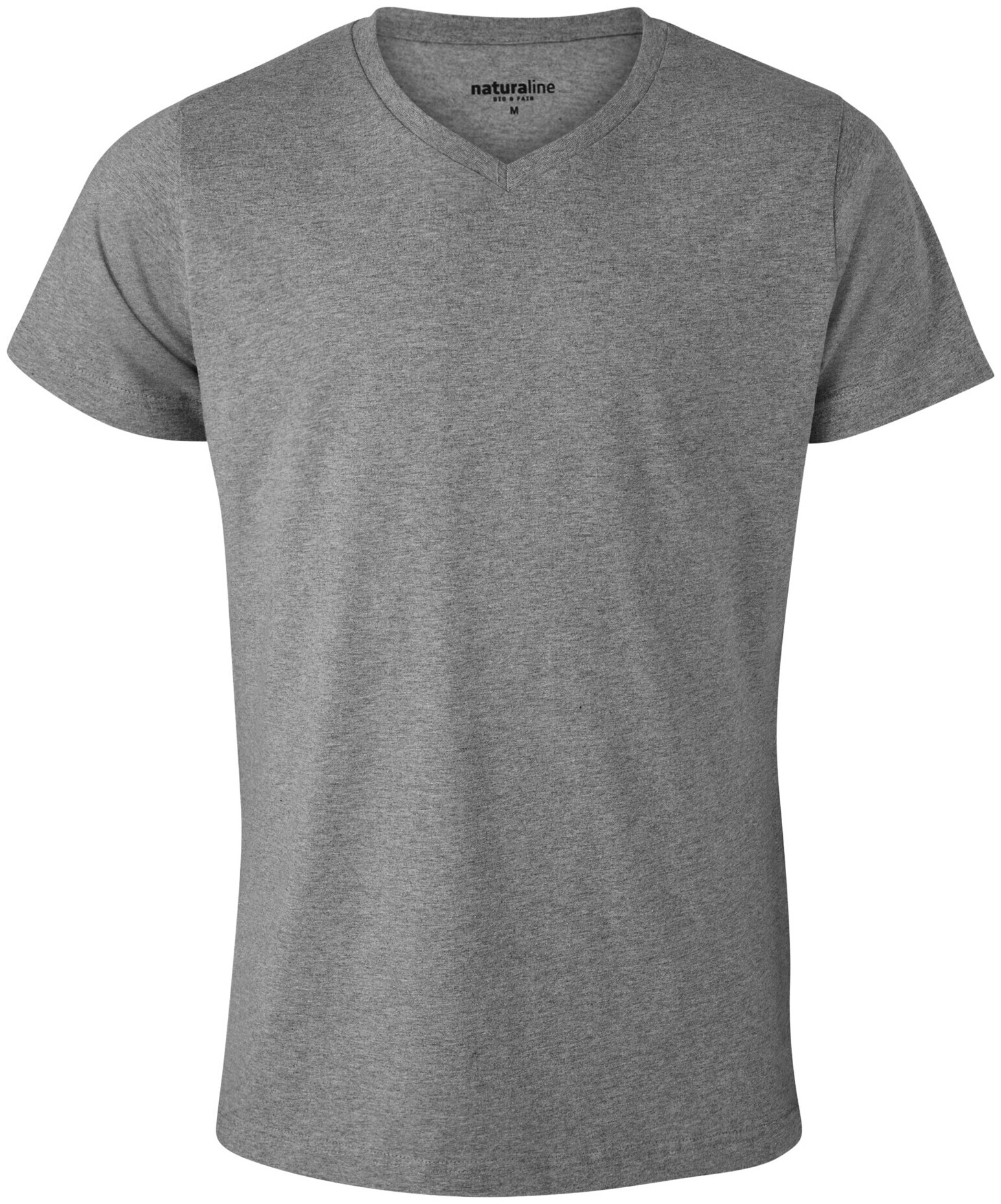 Image of Naturaline Textil Naturaline Herren T-Shirt Stonegrey mel. XXL