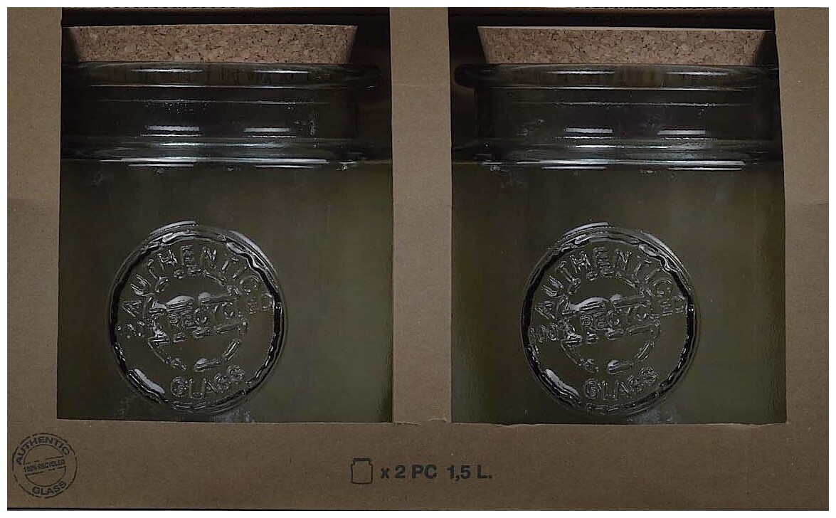 Image of Vorratsglas Set 1.5L 2 teilig