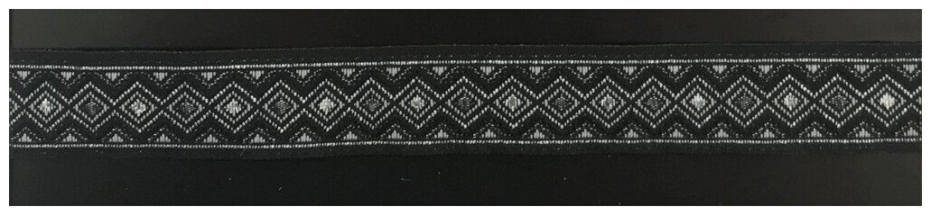 Image of Lurexband schwarz 10mm Coupon 2 m