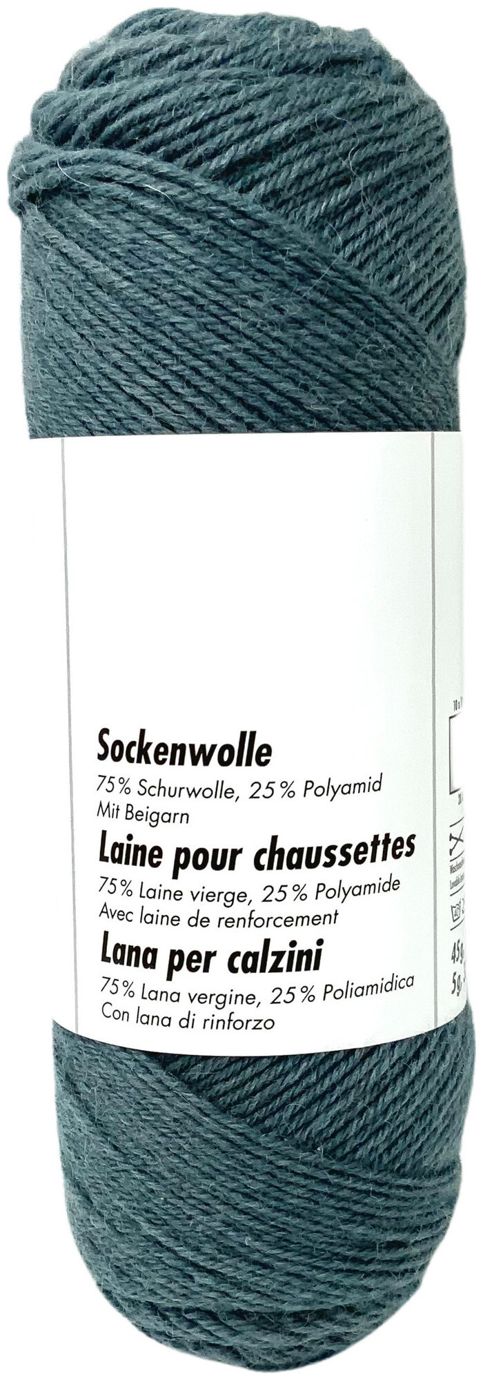 Sommer Weda Sockenwolle 2449 grau 50g
