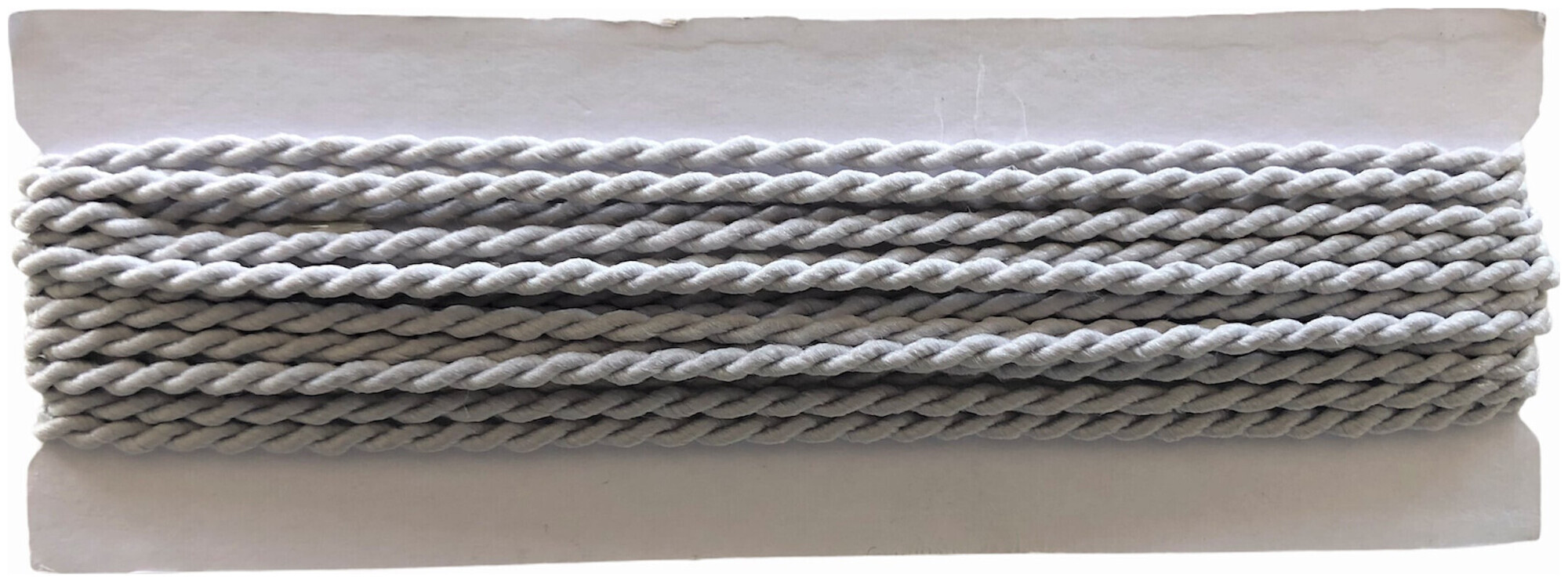Satinkordel silber 2 mm Coupon 4 m