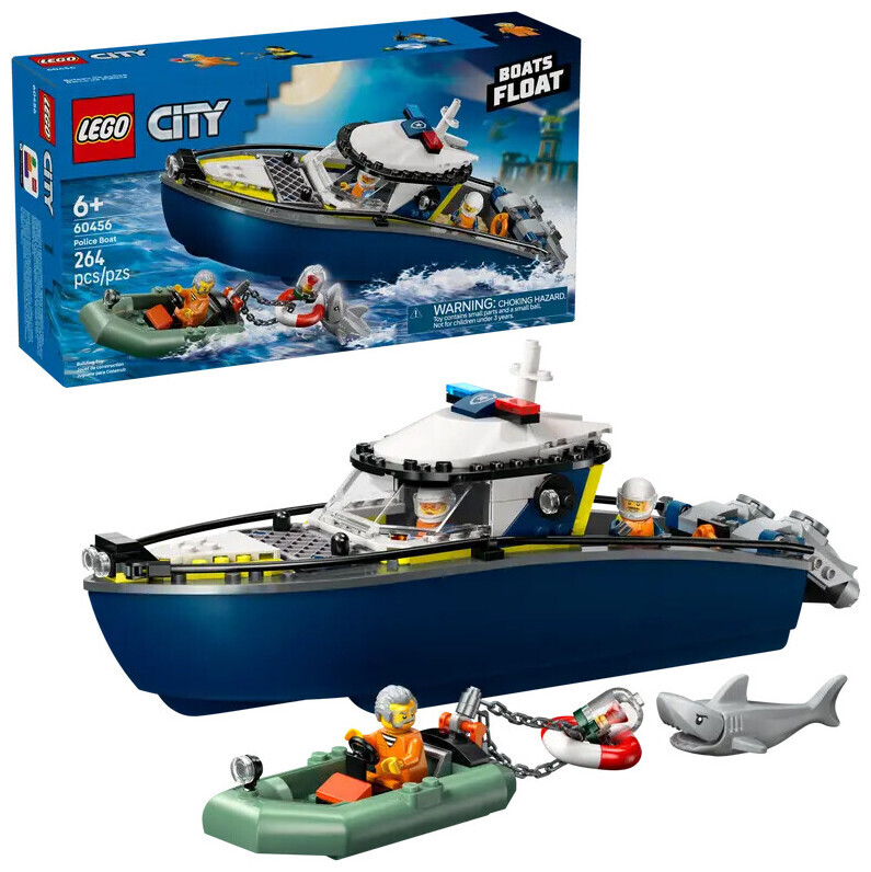 Lego City Lego City 60456 Verfolgungsjagd im Polizeiboot 6+ Jahre