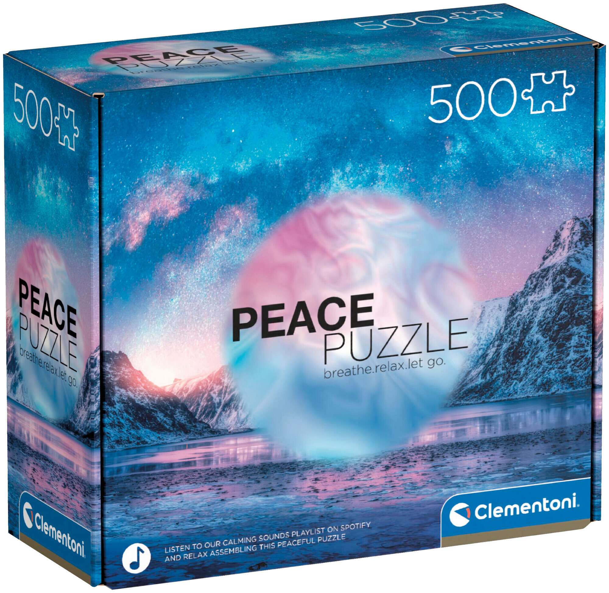 Image of Clementoni Peace Collection Light Blue Puzzle (500 Stück)