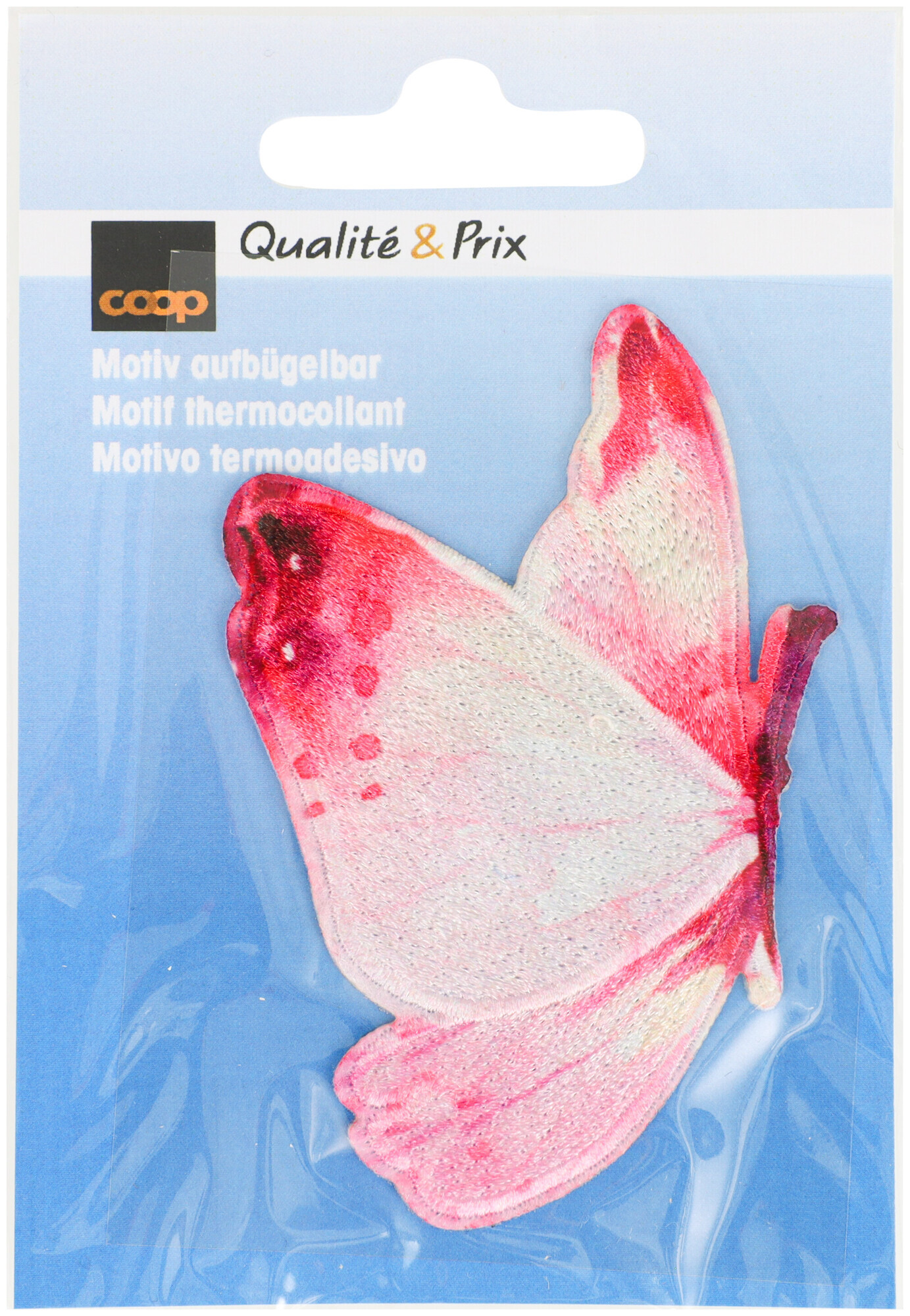 Image of Coop Applikation Schmetterling fliegend rosa