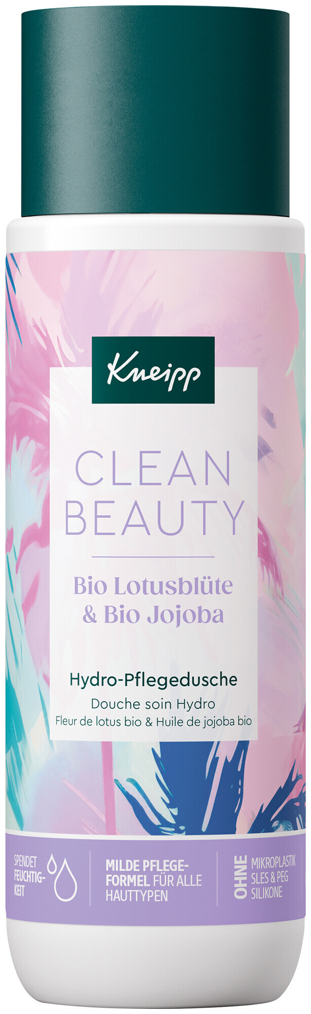 Image of Kneipp Clean Beauty Bio Lotusblüte & Bio Jojoba Hydro-Pflegedusche 200 ml